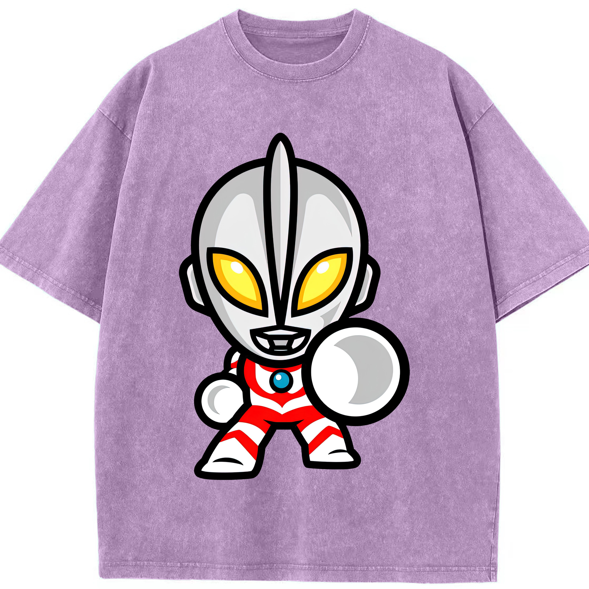 （画像用） ウルトラマン Ultraman 綿100% ヴィンテージ風 半袖Tシャツ（フロントプリント）