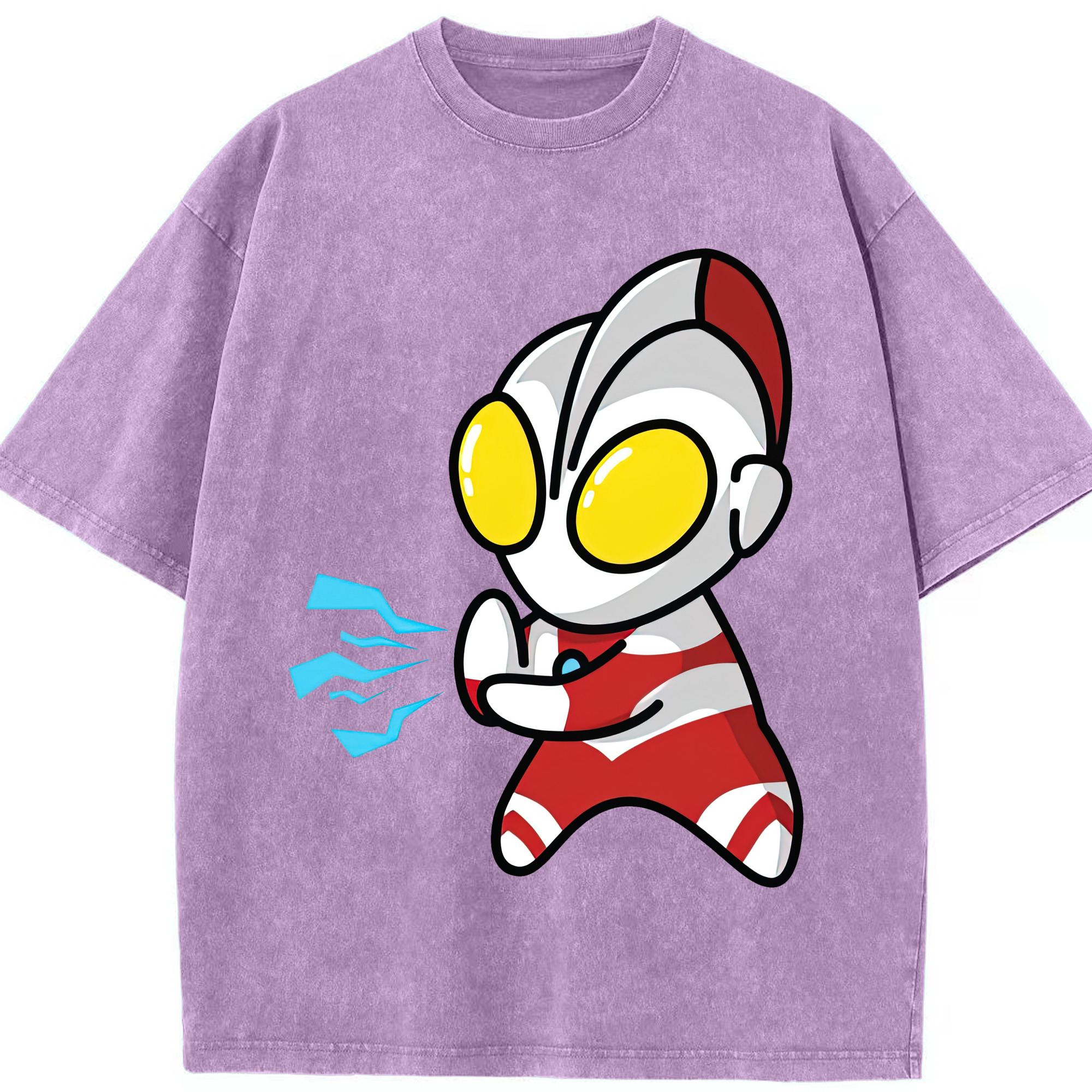 （画像用） ウルトラマン Ultraman 綿100% ヴィンテージ風 半袖Tシャツ（フロントプリント）
