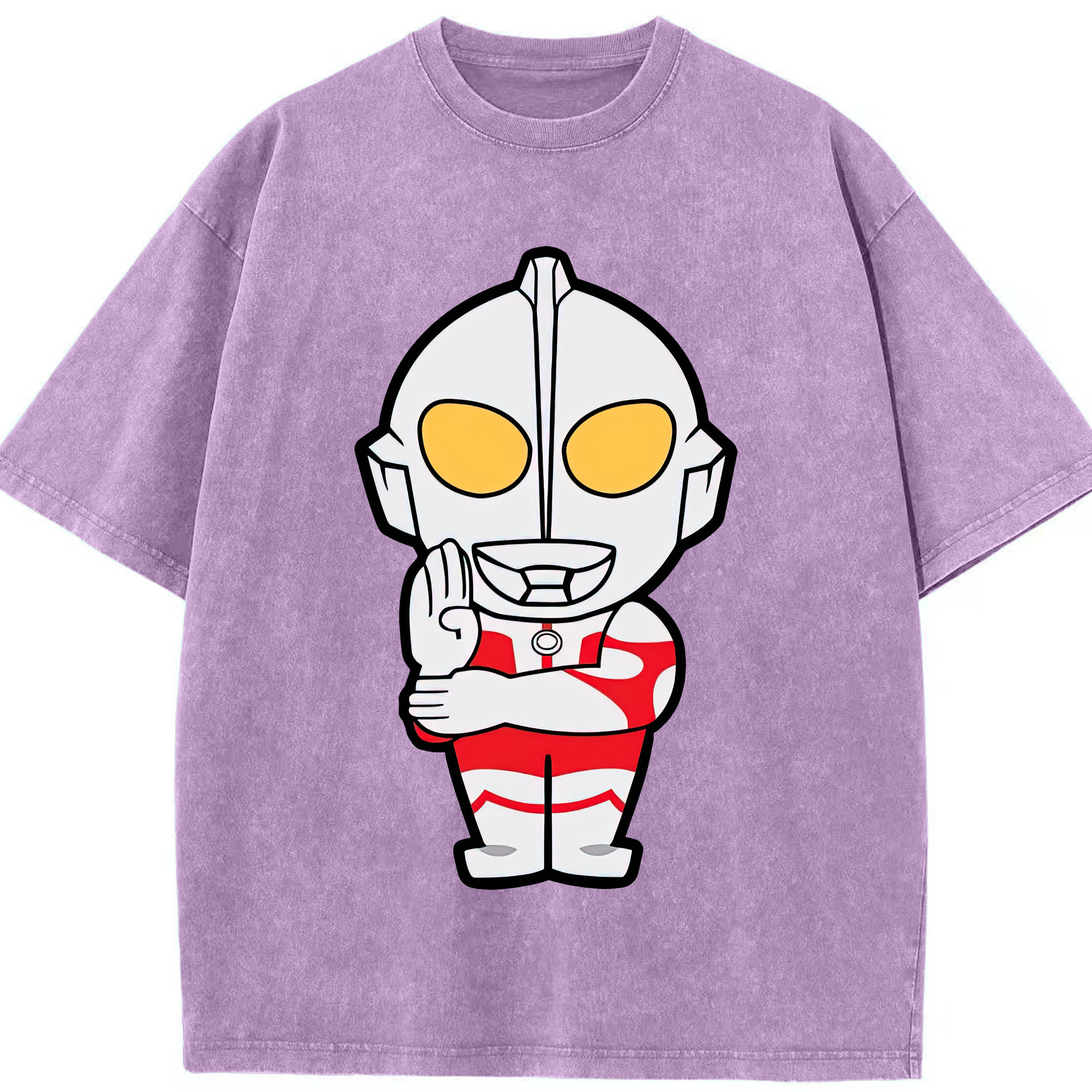 （画像用） ウルトラマン Ultraman 綿100% ヴィンテージ風 半袖Tシャツ（フロントプリント）