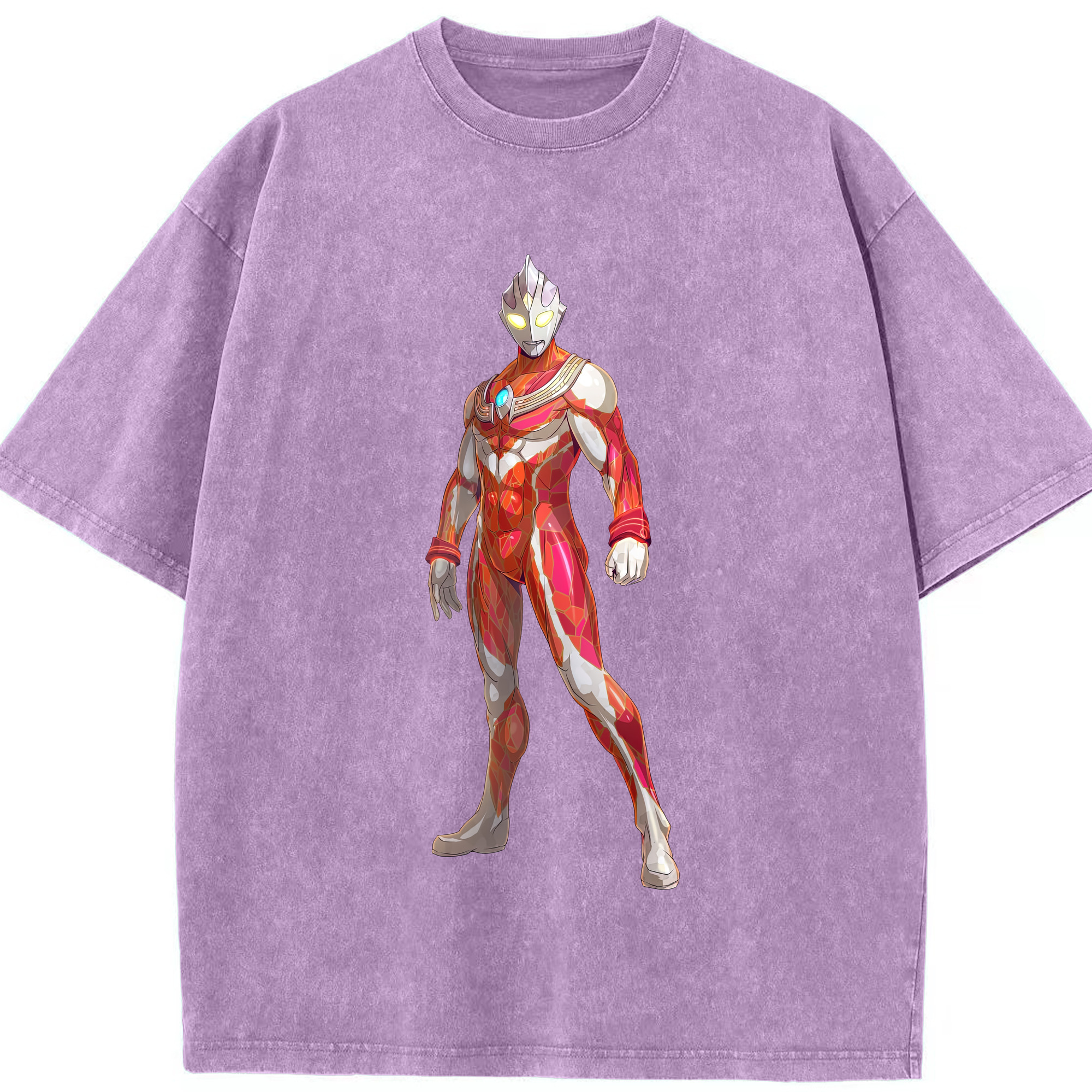 （画像用） ウルトラマン Ultraman 綿100% ヴィンテージ風 半袖Tシャツ（フロントプリント）