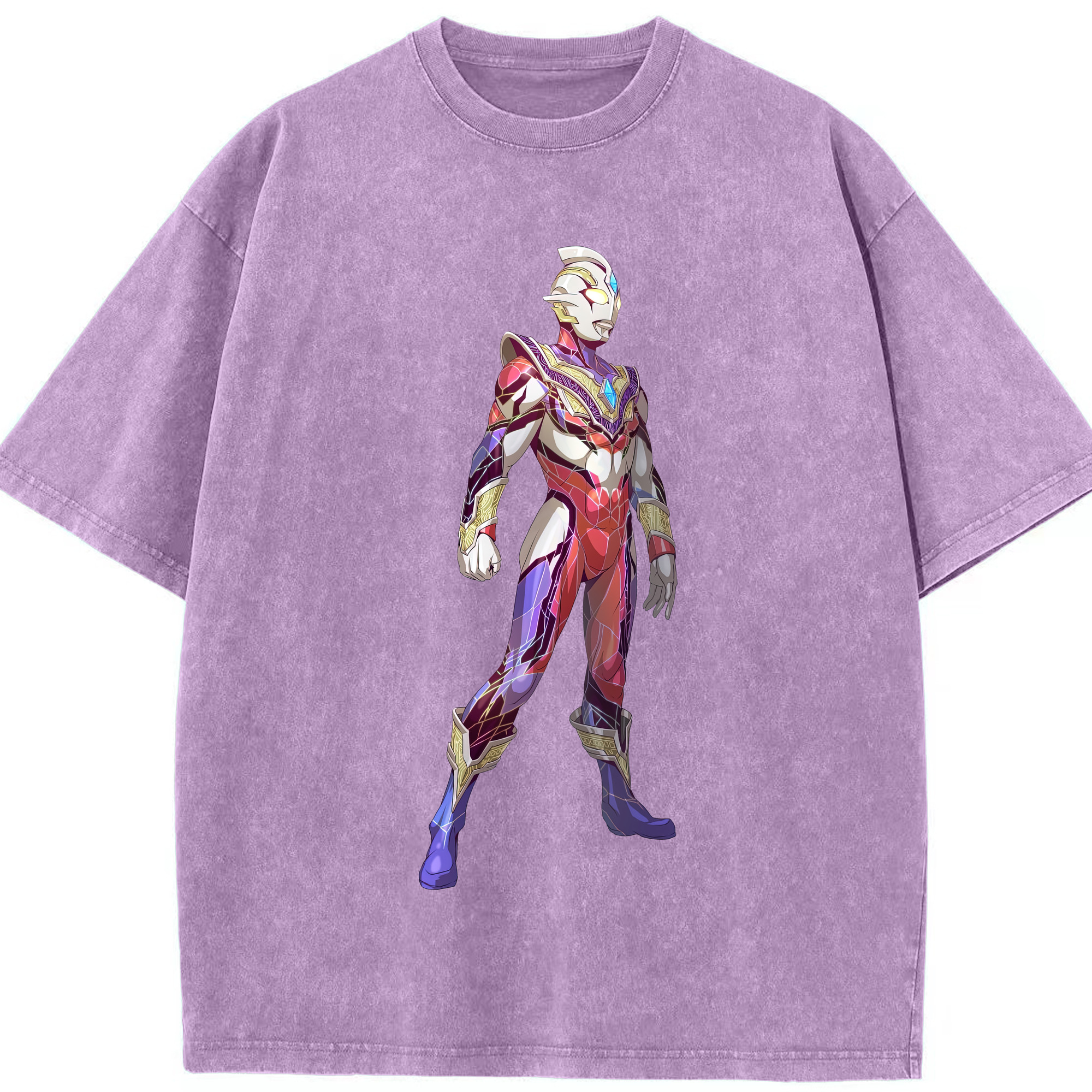 （画像用） ウルトラマン Ultraman 綿100% ヴィンテージ風 半袖Tシャツ（フロントプリント）
