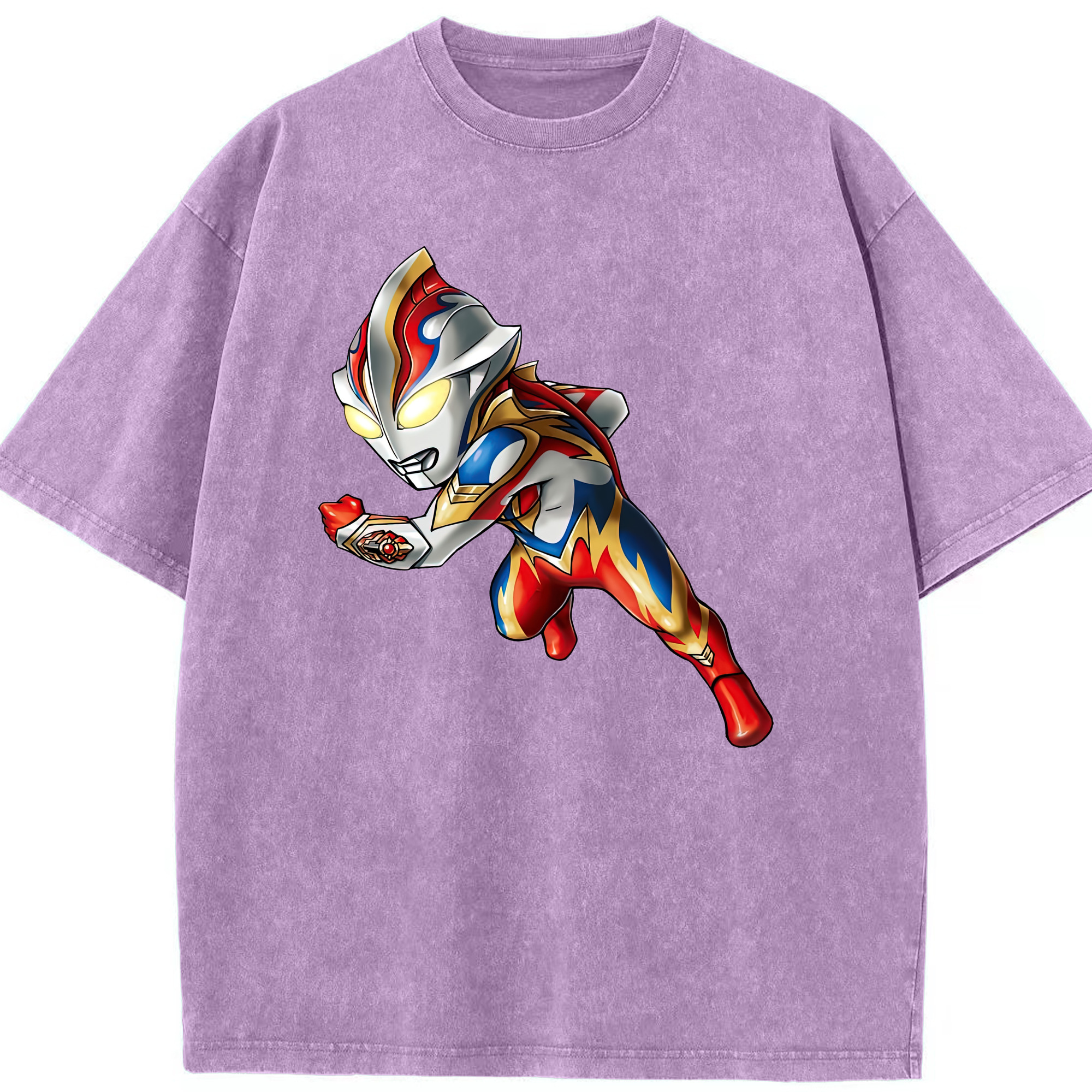 （画像用） ウルトラマン Ultraman 綿100% ヴィンテージ風 半袖Tシャツ（フロントプリント）