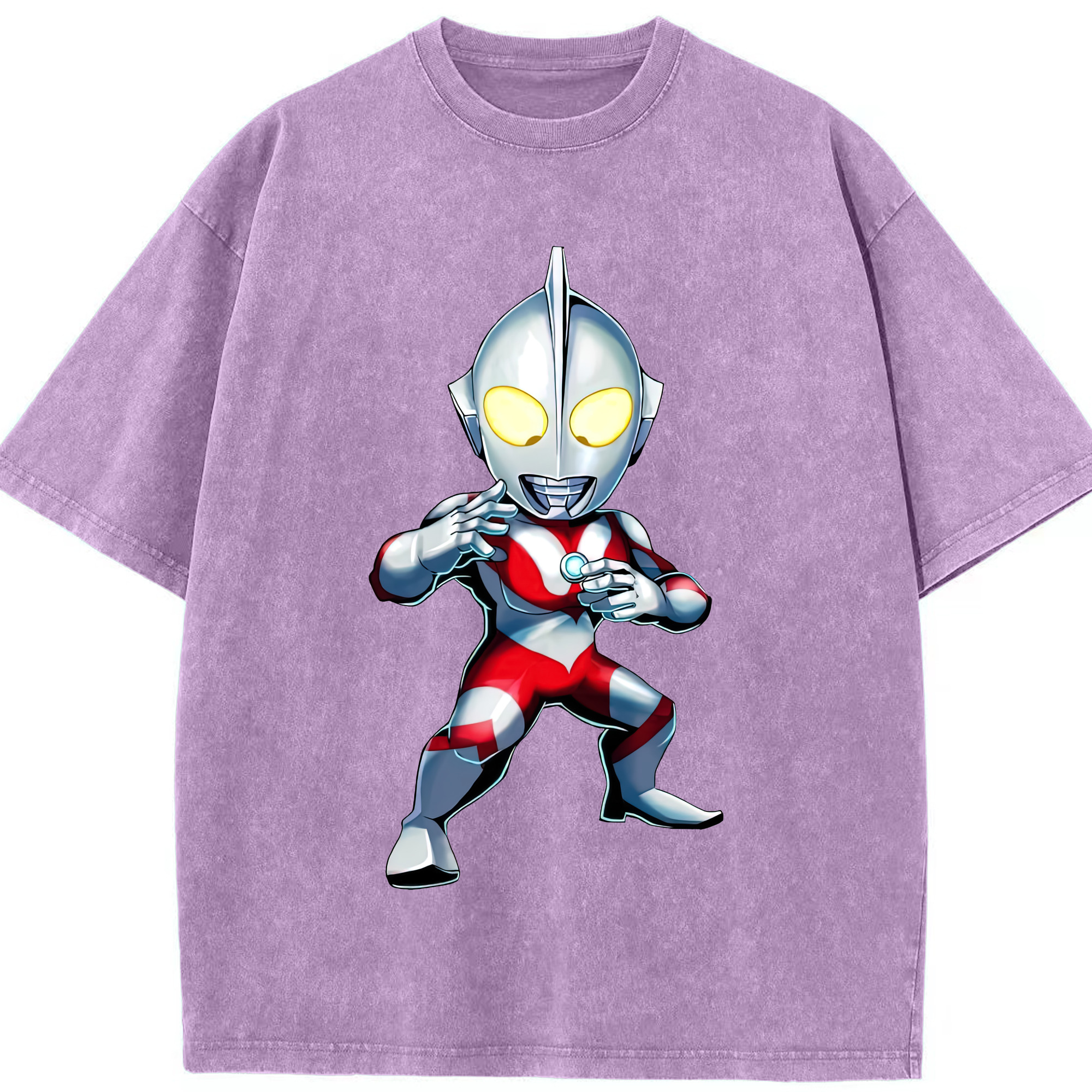 （画像用） ウルトラマン Ultraman 綿100% ヴィンテージ風 半袖Tシャツ（フロントプリント）