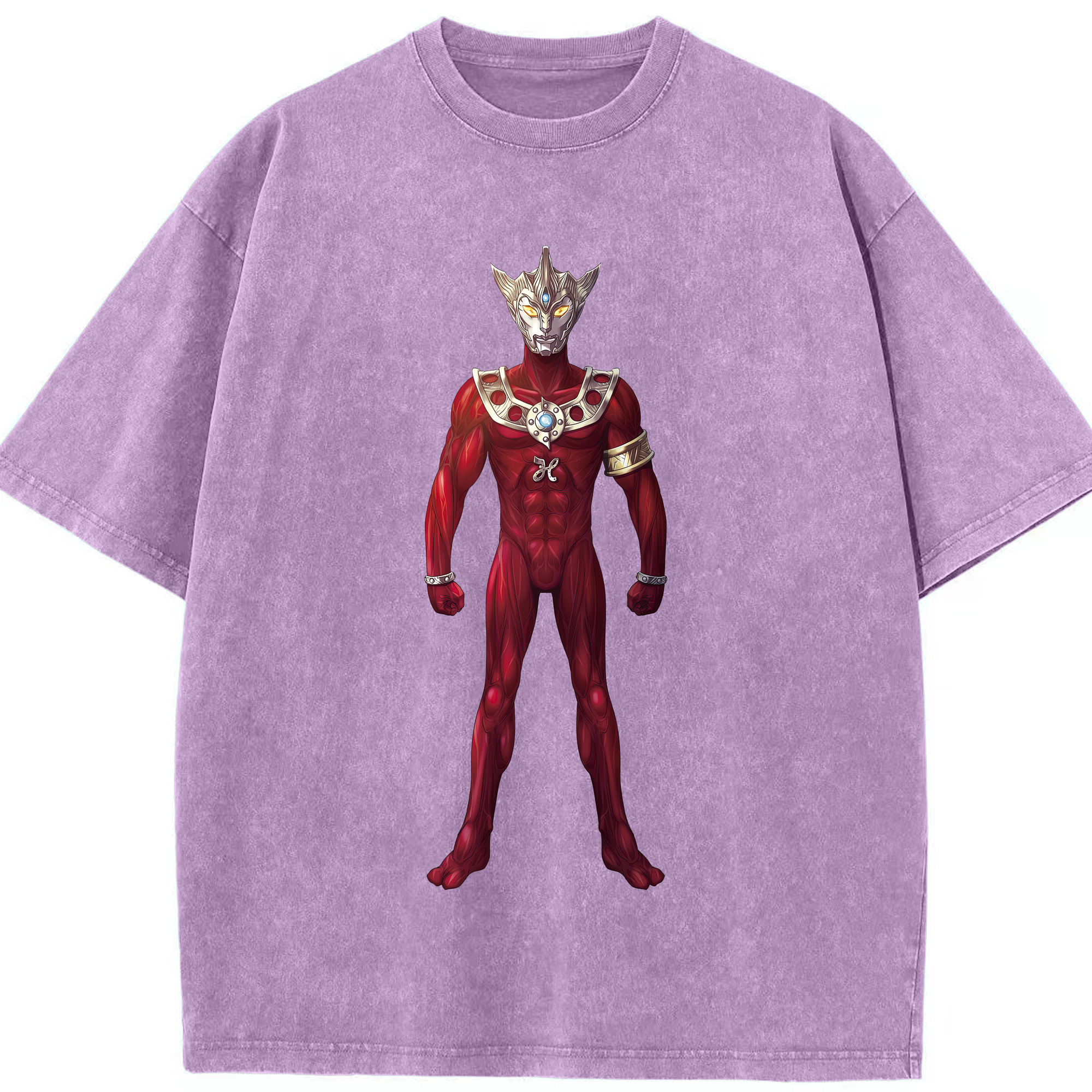 （画像用） ウルトラマン Ultraman 綿100% ヴィンテージ風 半袖Tシャツ（フロントプリント）