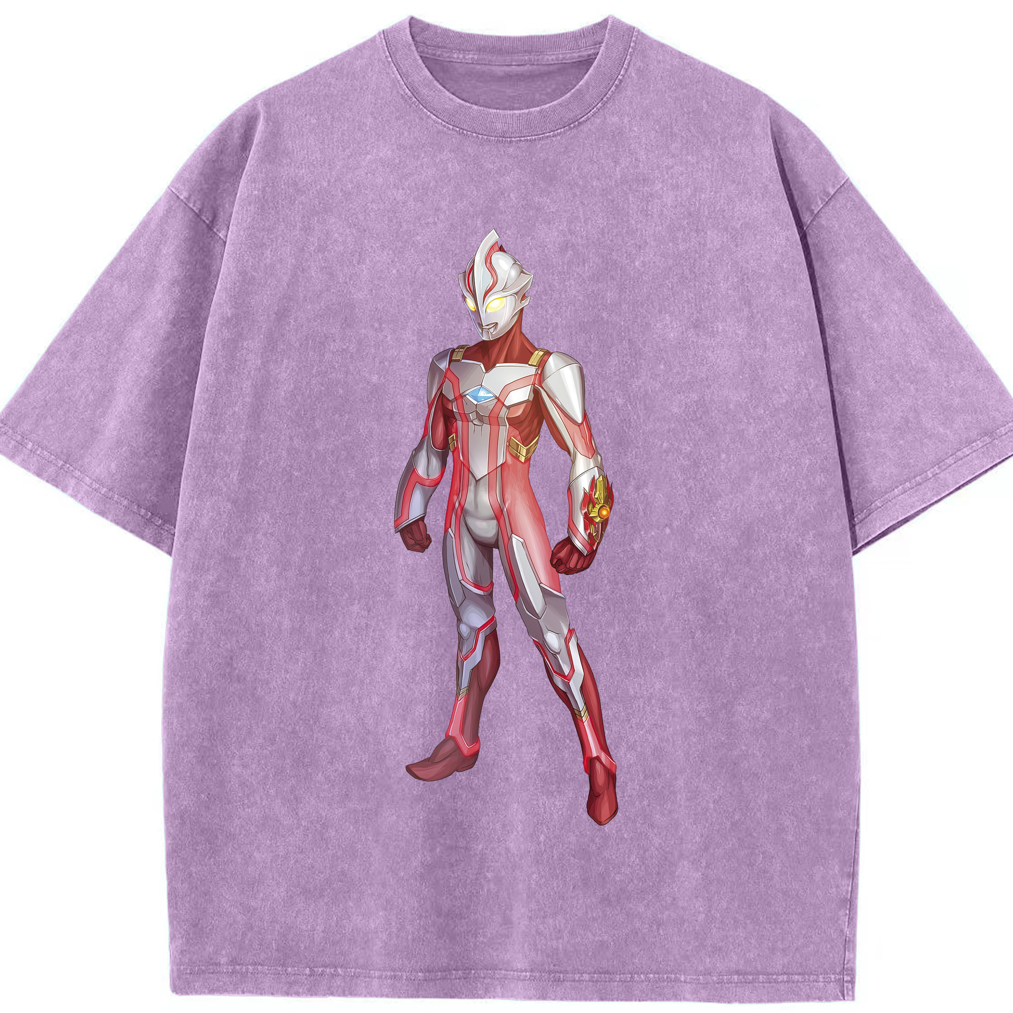 （画像用） ウルトラマン Ultraman 綿100% ヴィンテージ風 半袖Tシャツ（フロントプリント）