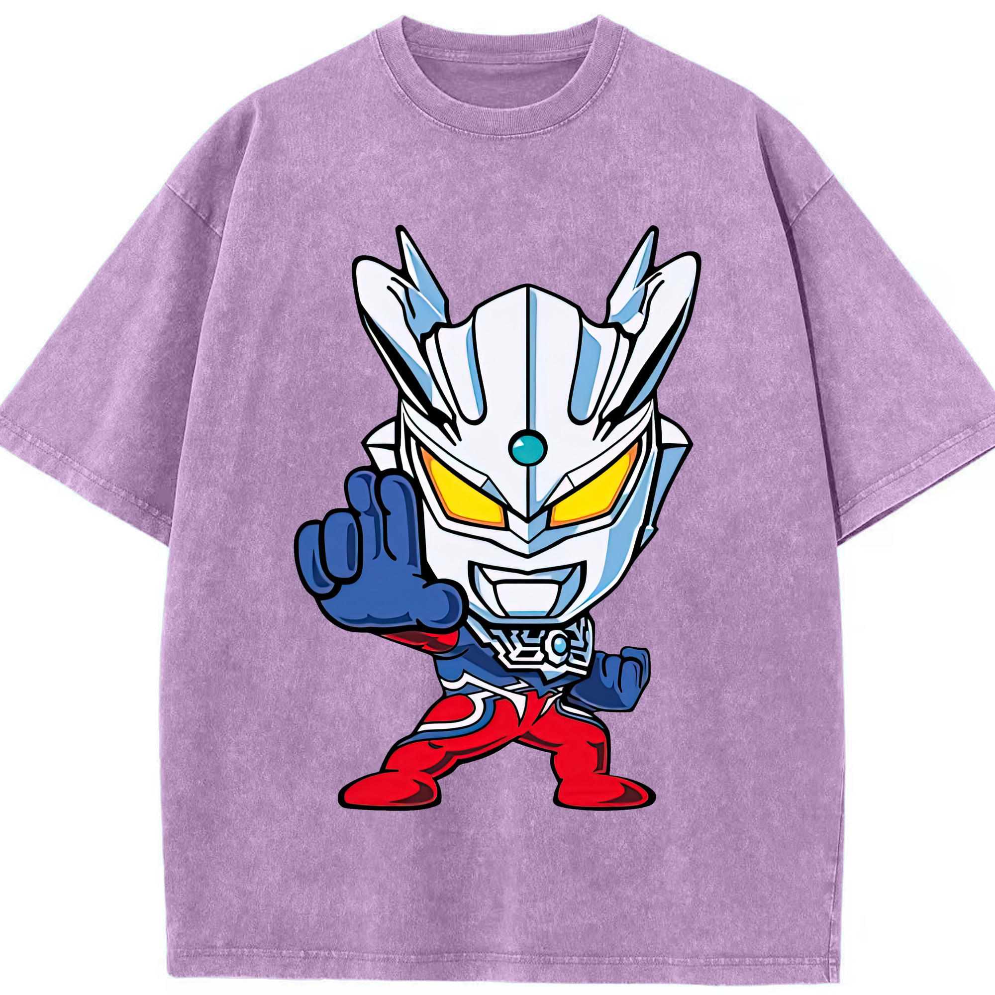 （画像用） ウルトラマン Ultraman 綿100% ヴィンテージ風 半袖Tシャツ（フロントプリント）