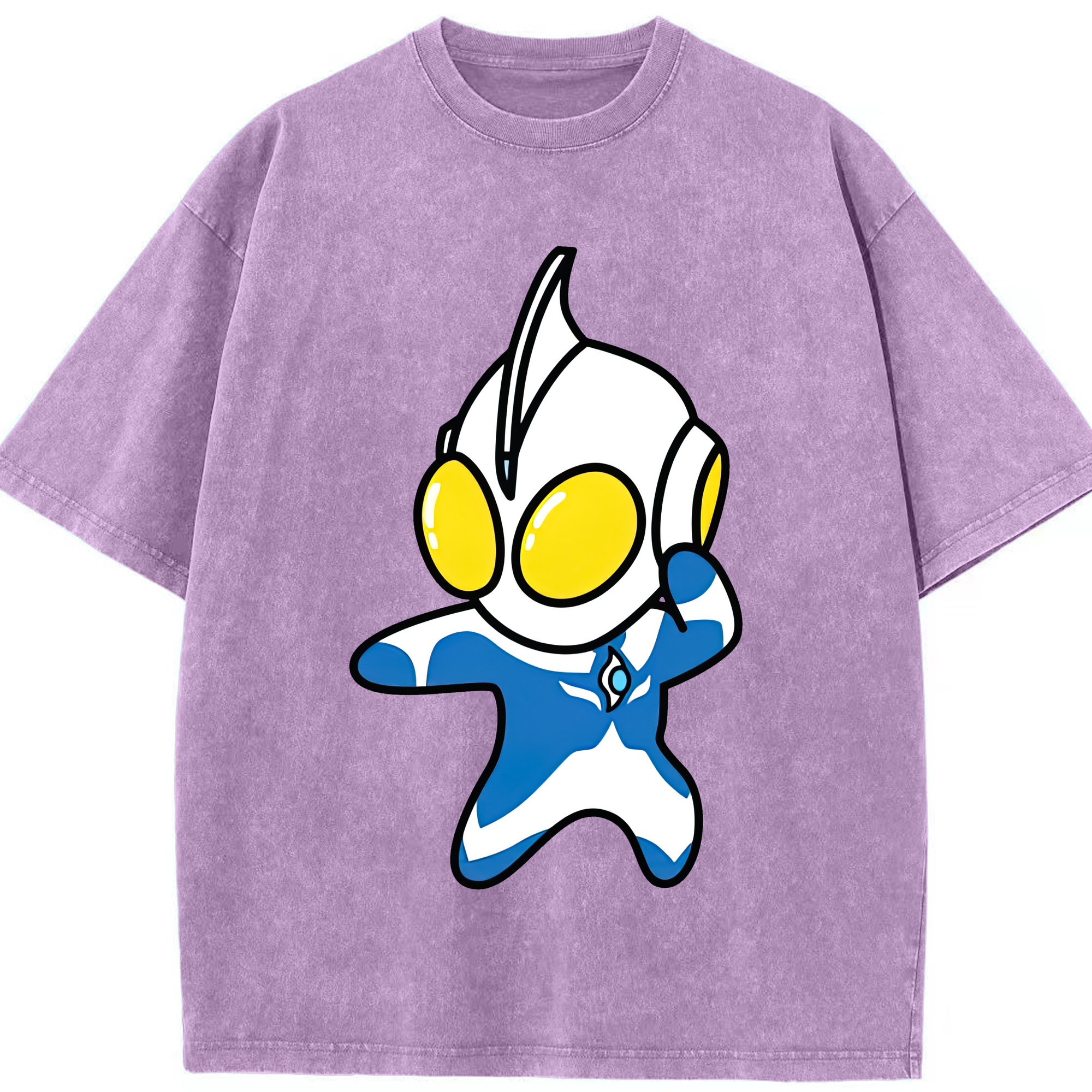 （画像用） ウルトラマン Ultraman 綿100% ヴィンテージ風 半袖Tシャツ（フロントプリント）