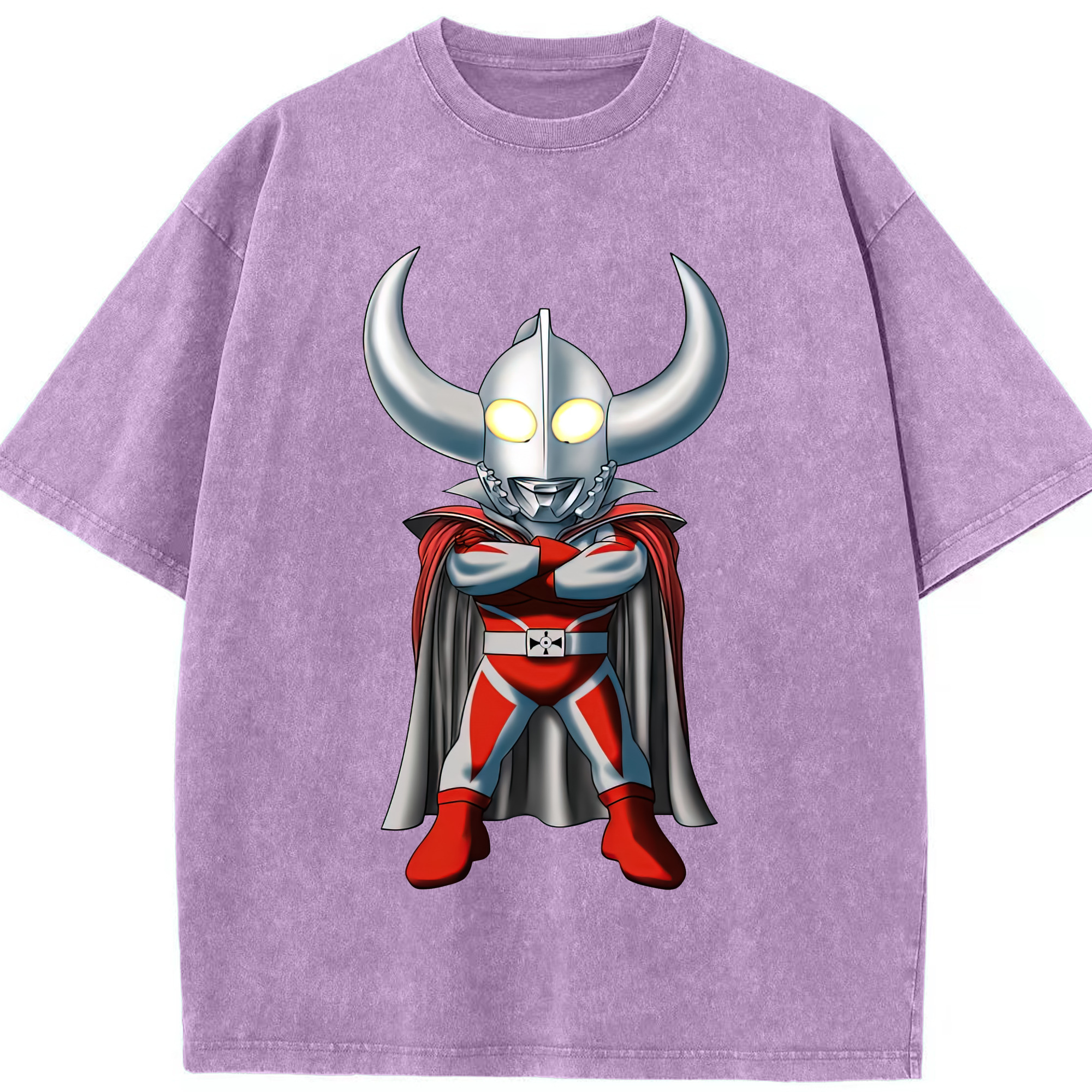 （画像用） ウルトラマン Ultraman 綿100% ヴィンテージ風 半袖Tシャツ（フロントプリント）