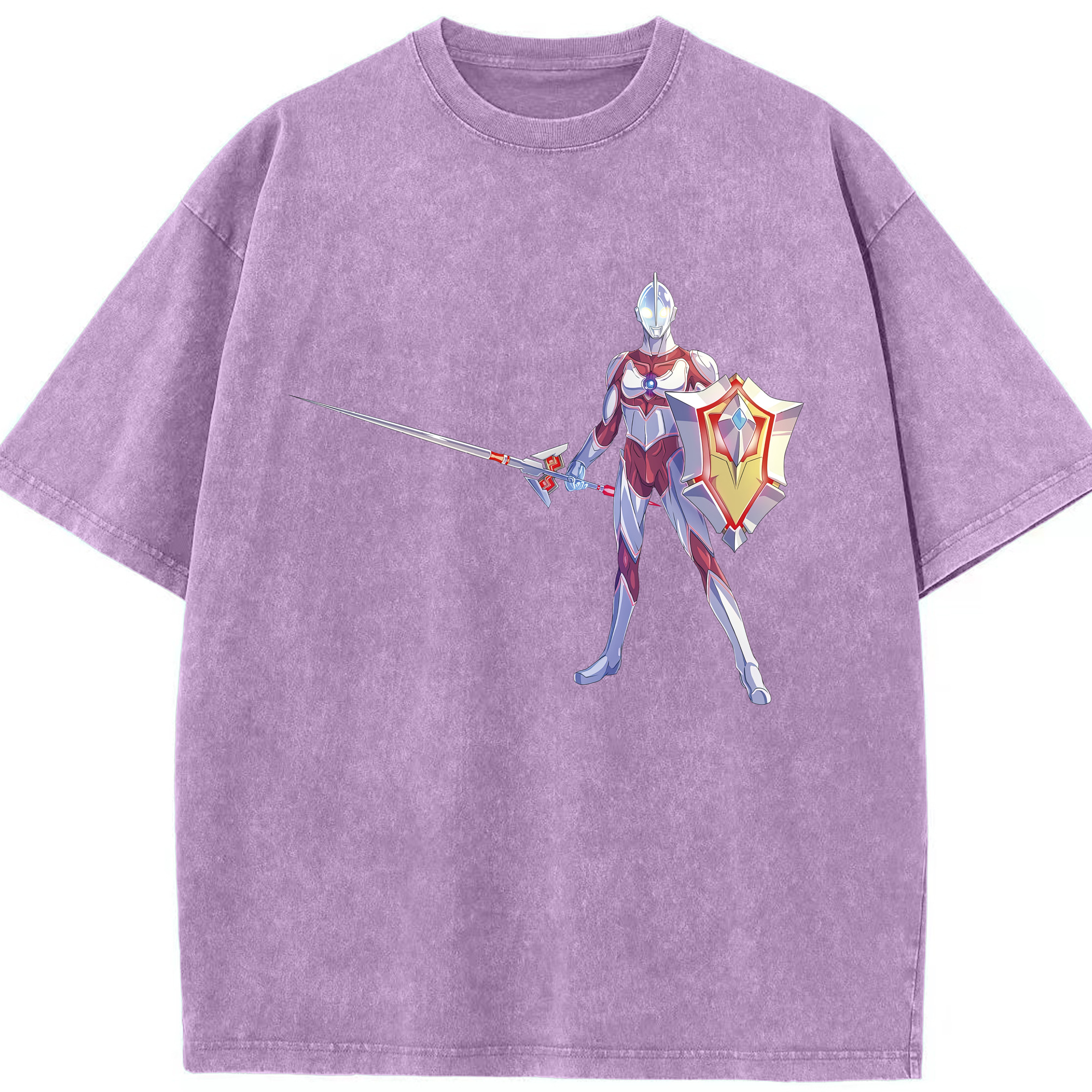 （画像用） ウルトラマン Ultraman 綿100% ヴィンテージ風 半袖Tシャツ（フロントプリント）