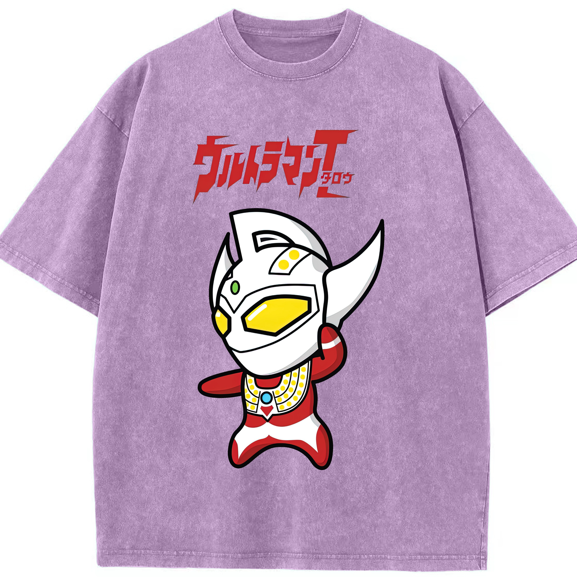 （画像用） ウルトラマン Ultraman 綿100% ヴィンテージ風 半袖Tシャツ（フロントプリント）