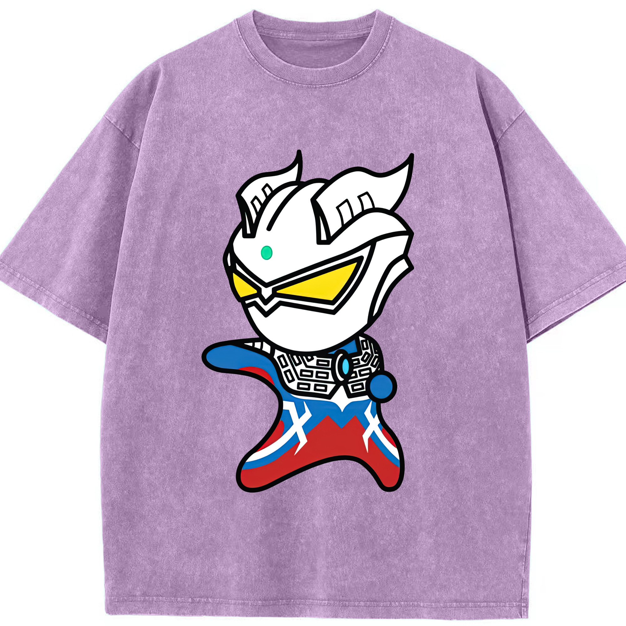 （画像用） ウルトラマン Ultraman 綿100% ヴィンテージ風 半袖Tシャツ（フロントプリント）