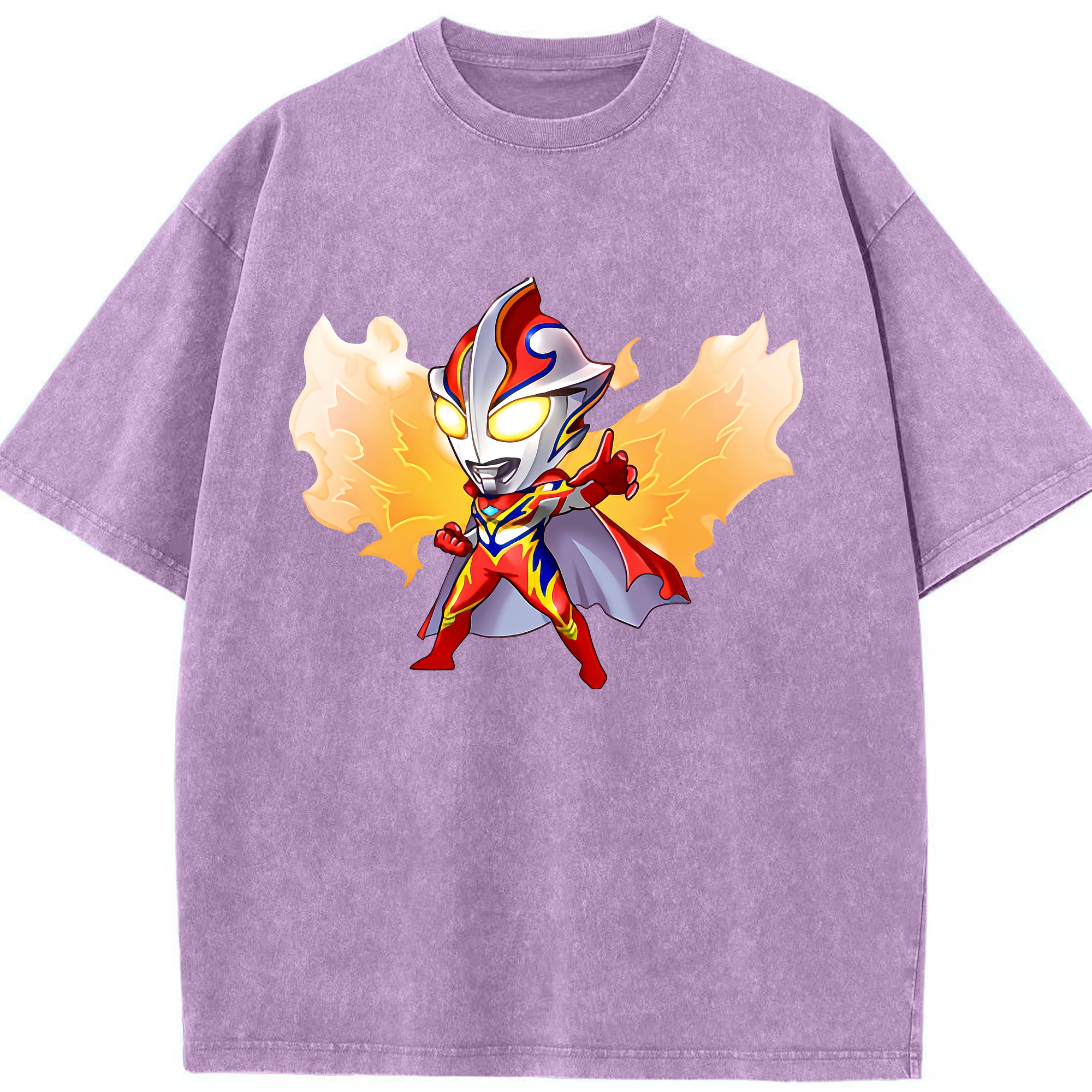 （画像用） ウルトラマン Ultraman 綿100% ヴィンテージ風 半袖Tシャツ（フロントプリント）