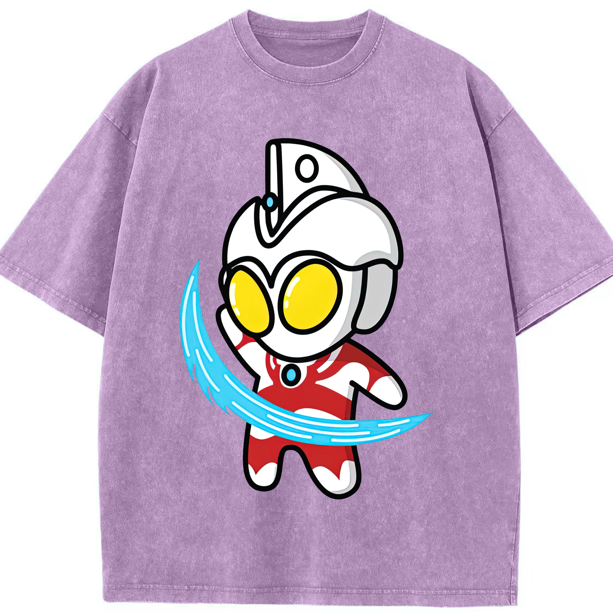 （画像用） ウルトラマン Ultraman 綿100% ヴィンテージ風 半袖Tシャツ（フロントプリント）
