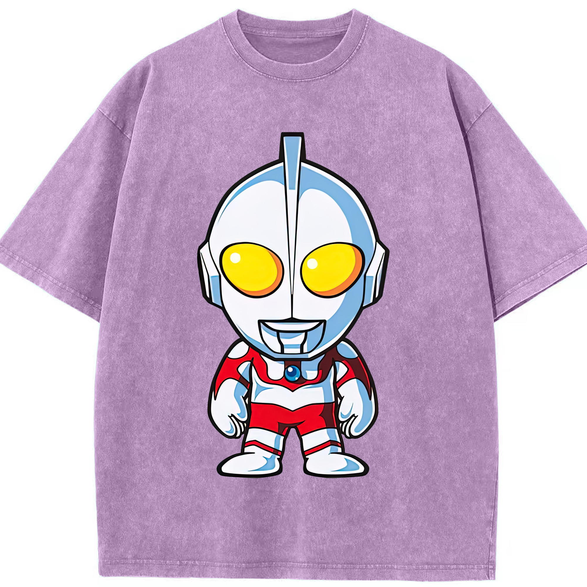 （画像用） ウルトラマン Ultraman 綿100% ヴィンテージ風 半袖Tシャツ（フロントプリント）