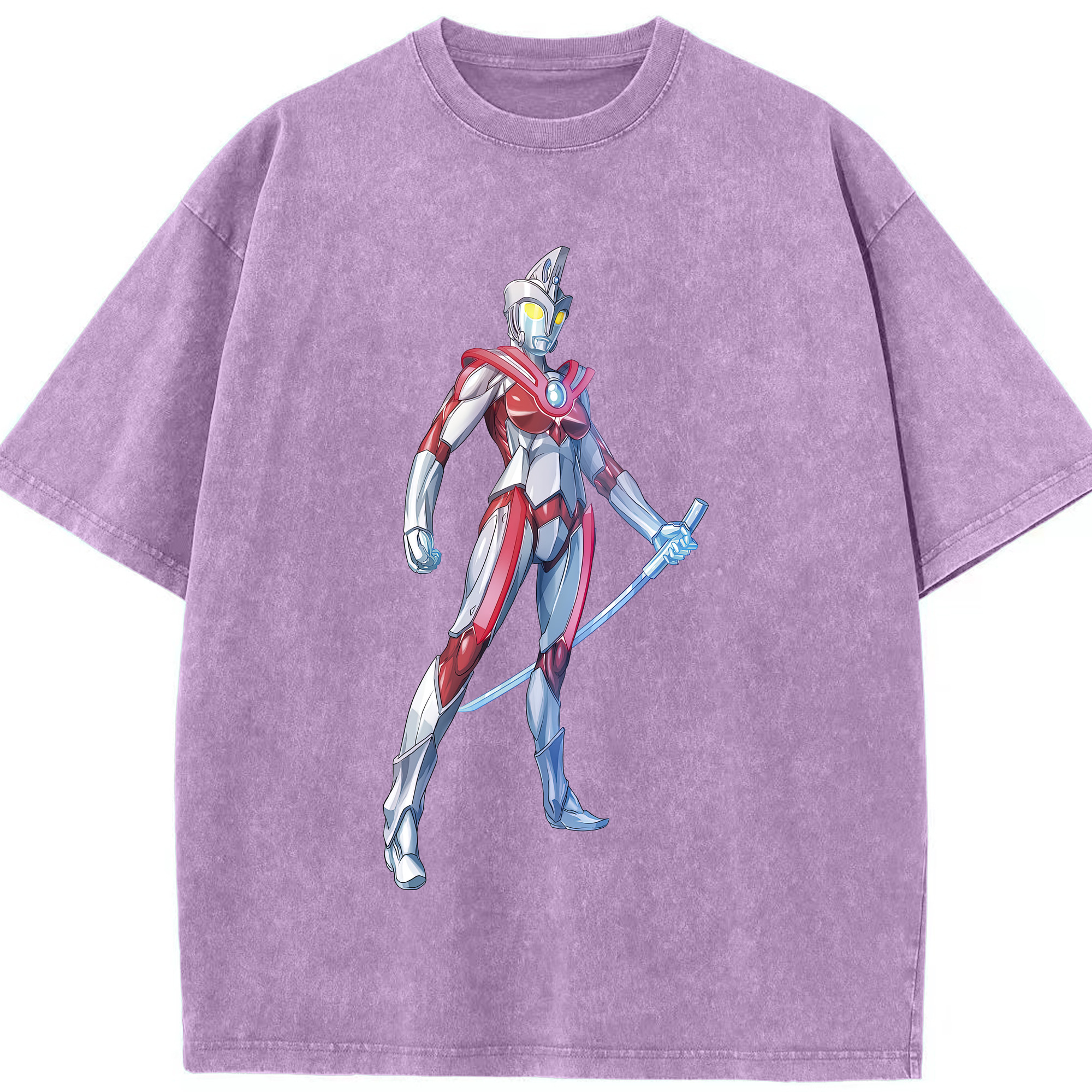 （画像用） ウルトラマン Ultraman 綿100% ヴィンテージ風 半袖Tシャツ（フロントプリント）