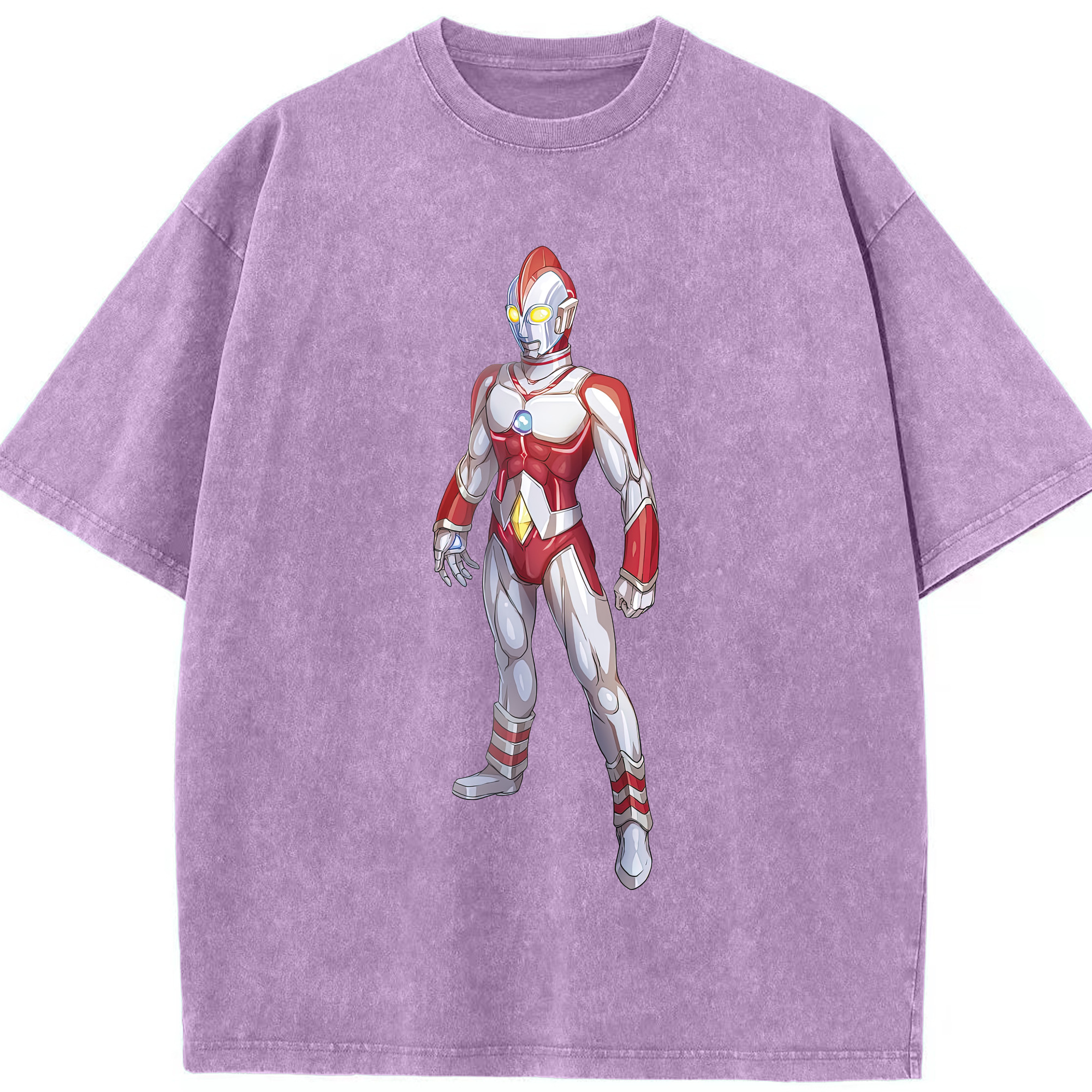 （画像用） ウルトラマン Ultraman 綿100% ヴィンテージ風 半袖Tシャツ（フロントプリント）