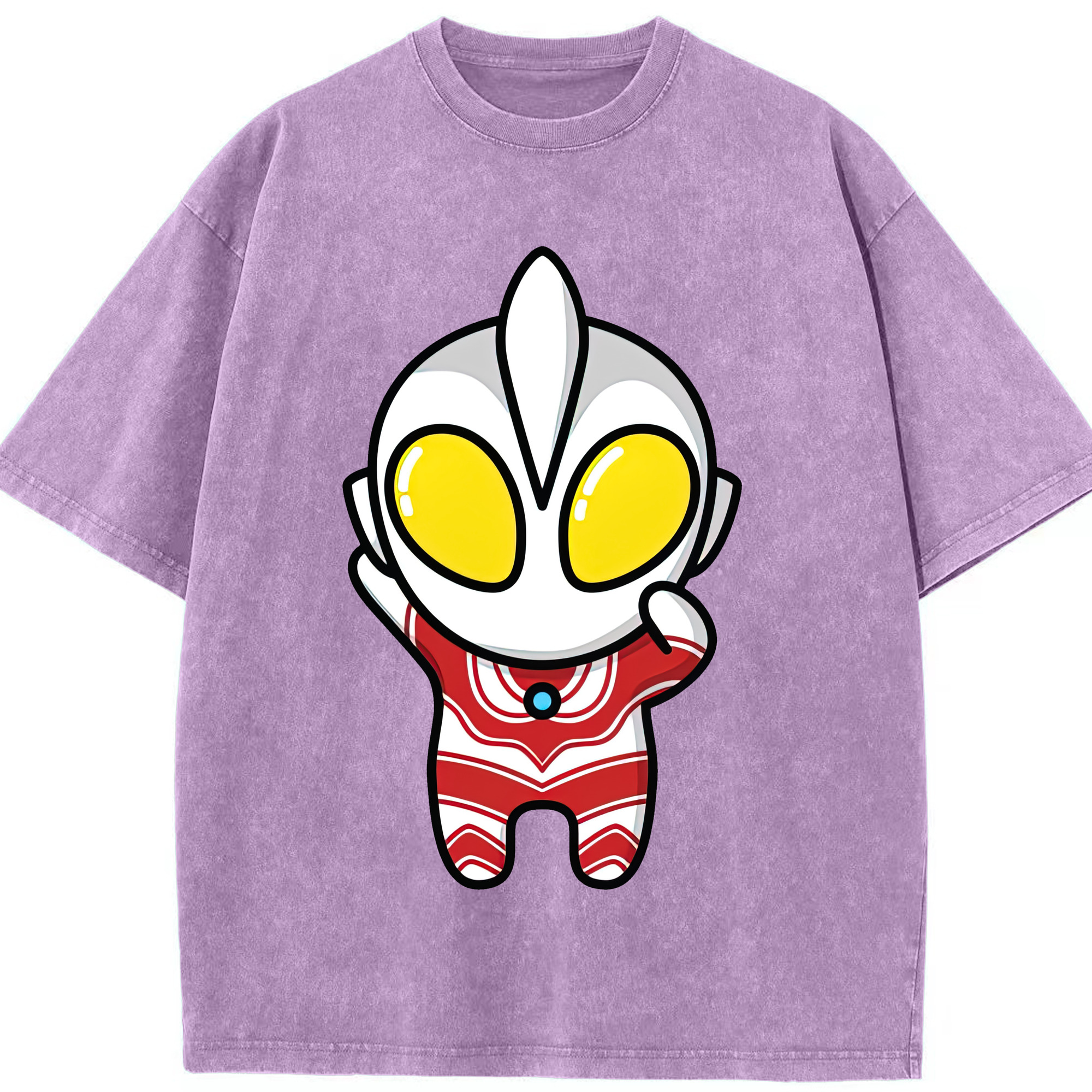 （画像用） ウルトラマン Ultraman 綿100% ヴィンテージ風 半袖Tシャツ（フロントプリント）