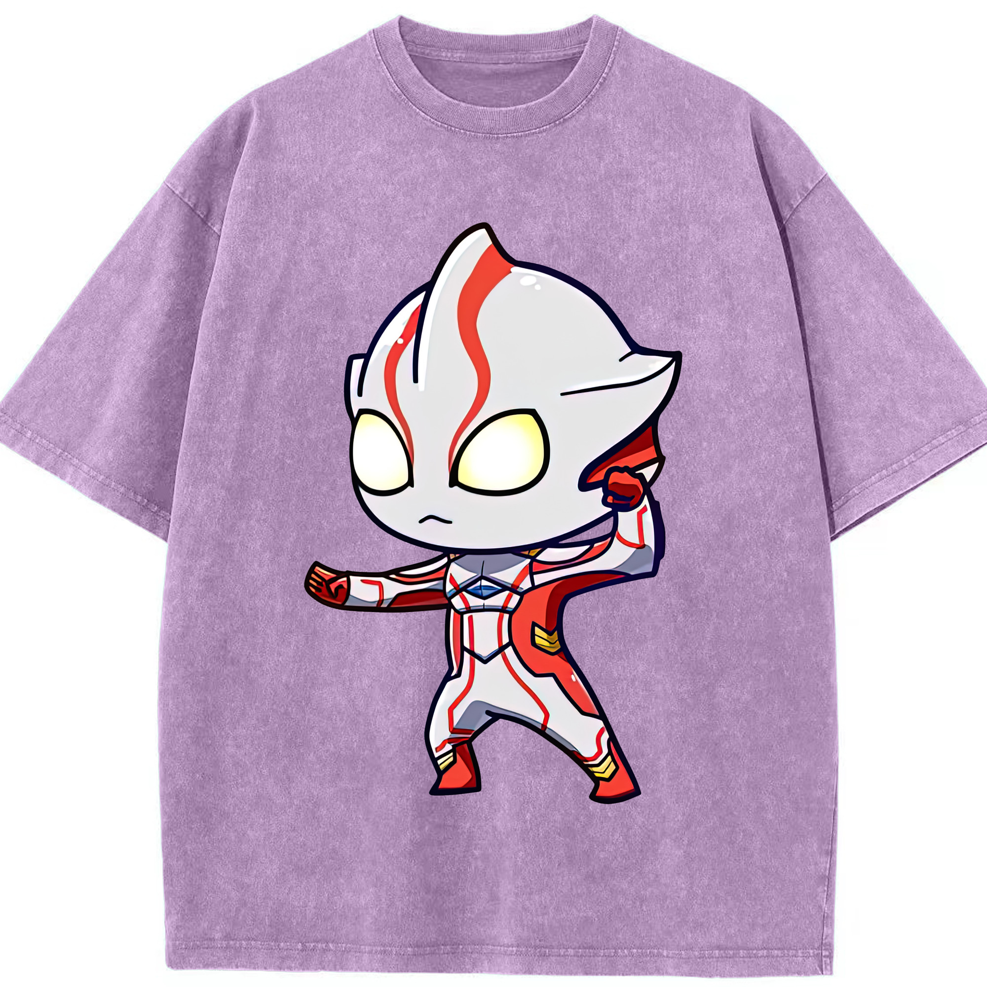 （画像用） ウルトラマン Ultraman 綿100% ヴィンテージ風 半袖Tシャツ（フロントプリント）