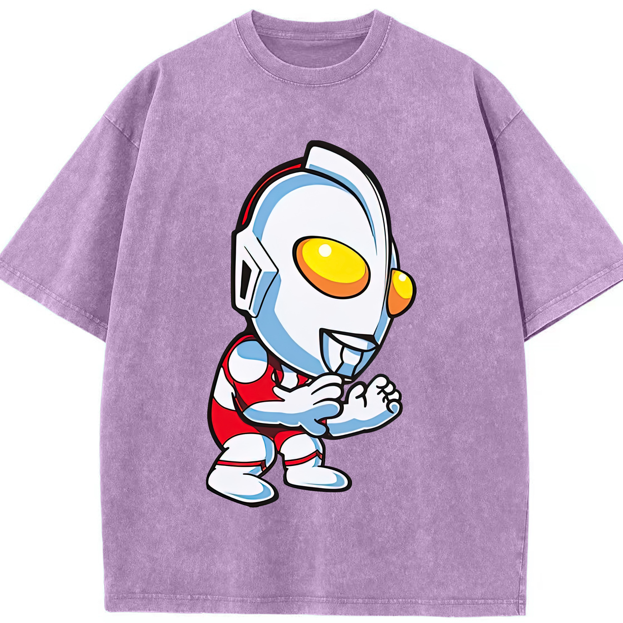 （画像用） ウルトラマン Ultraman 綿100% ヴィンテージ風 半袖Tシャツ（フロントプリント）