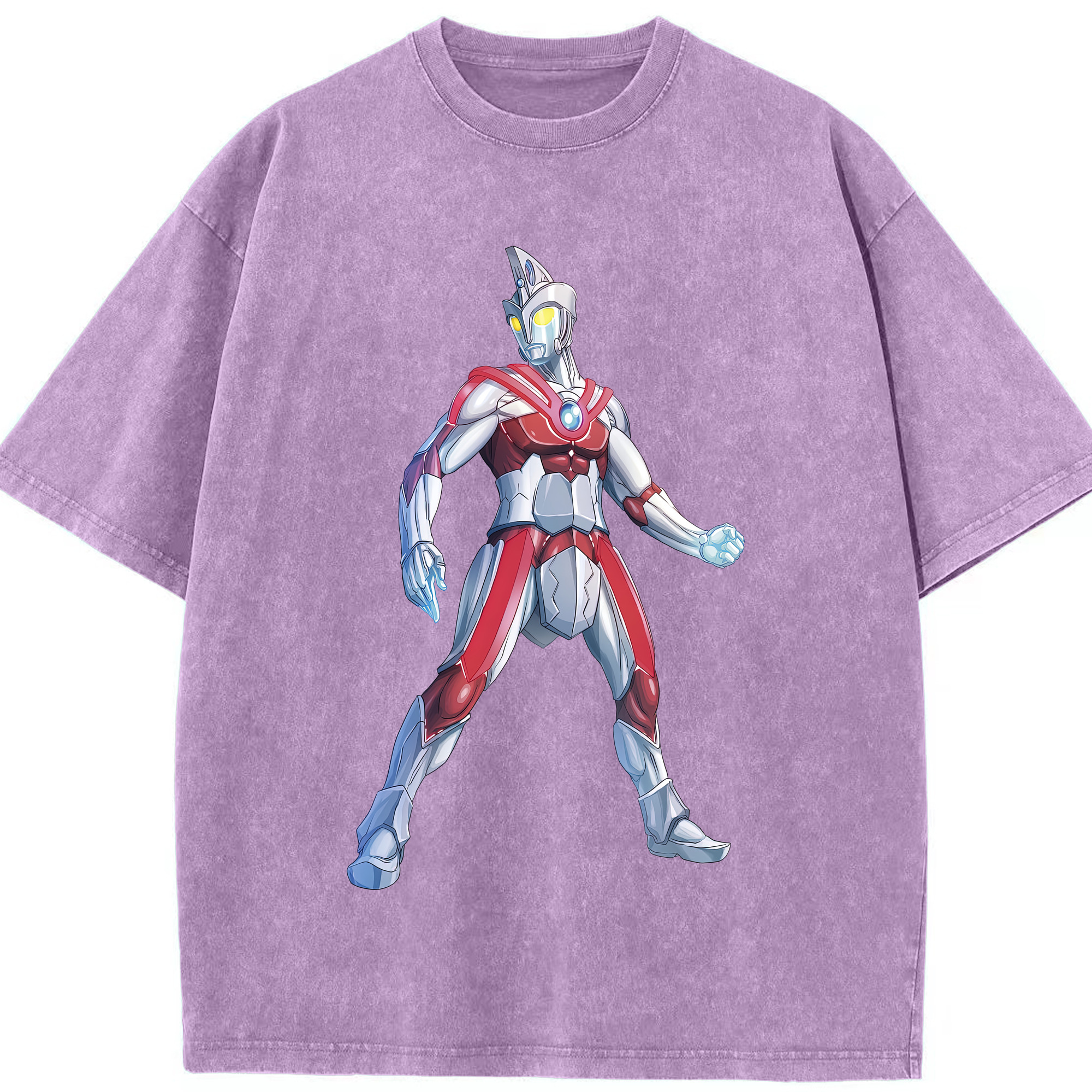 （画像用） ウルトラマン Ultraman 綿100% ヴィンテージ風 半袖Tシャツ（フロントプリント）