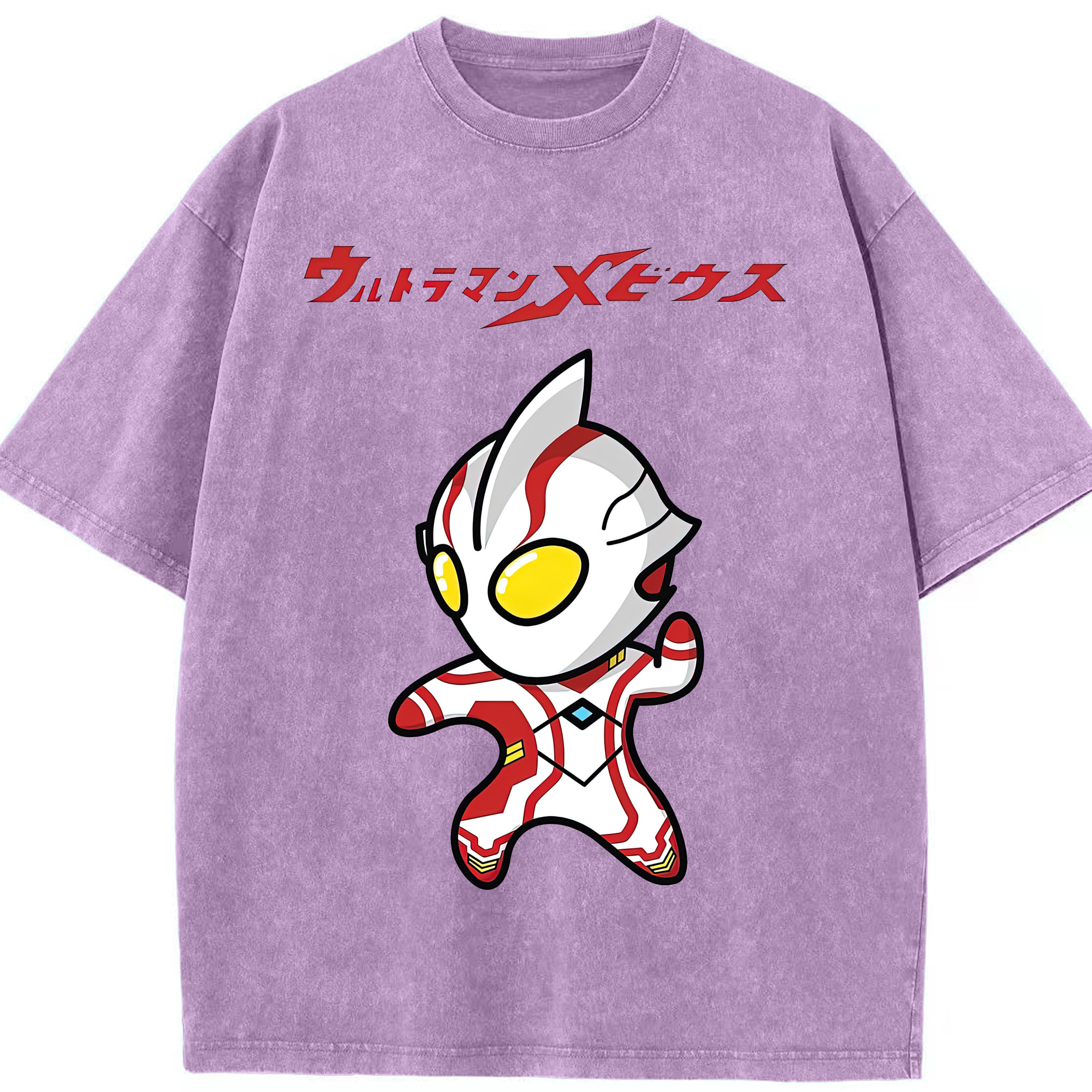 （画像用） ウルトラマン Ultraman 綿100% ヴィンテージ風 半袖Tシャツ（フロントプリント）