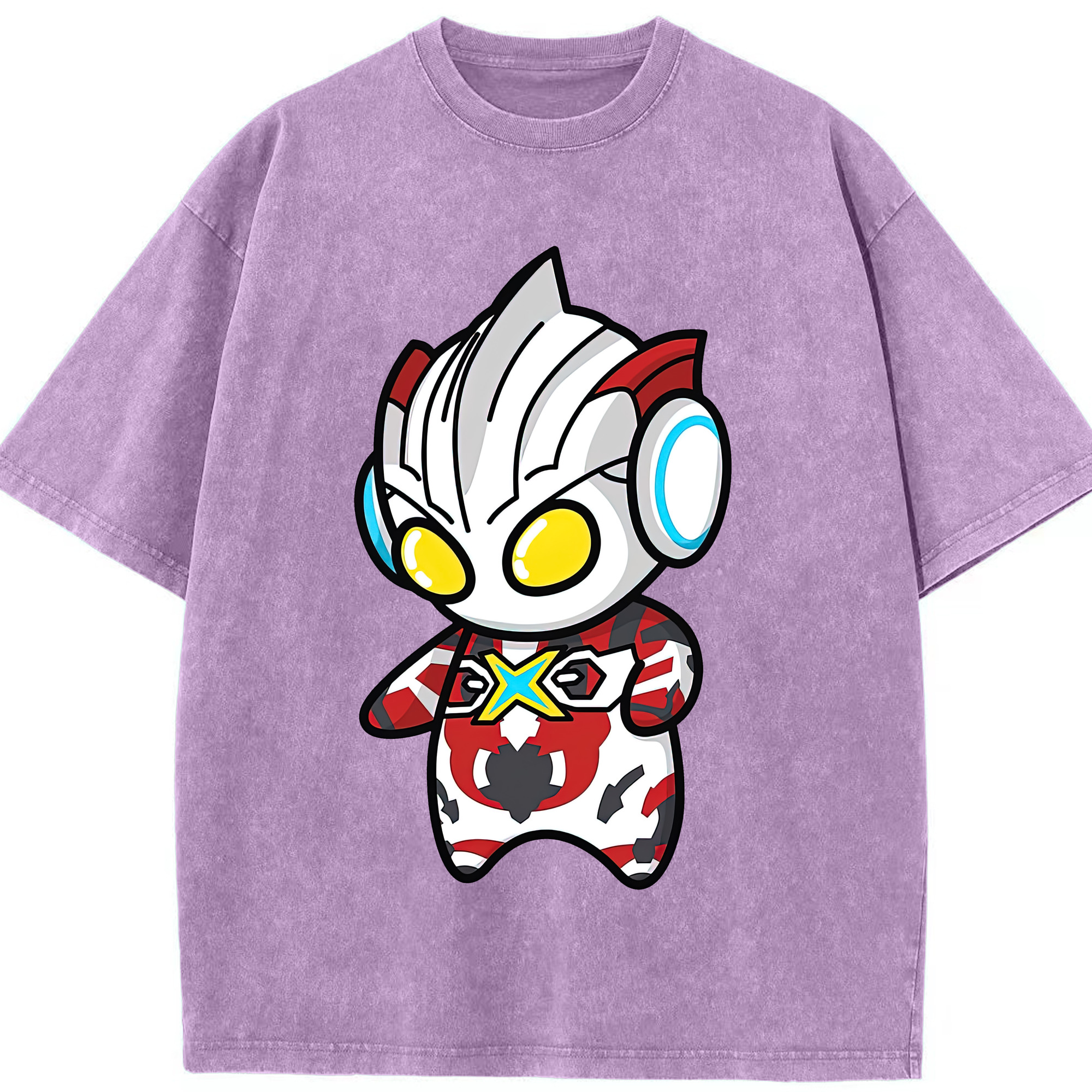 （画像用） ウルトラマン Ultraman 綿100% ヴィンテージ風 半袖Tシャツ（フロントプリント）