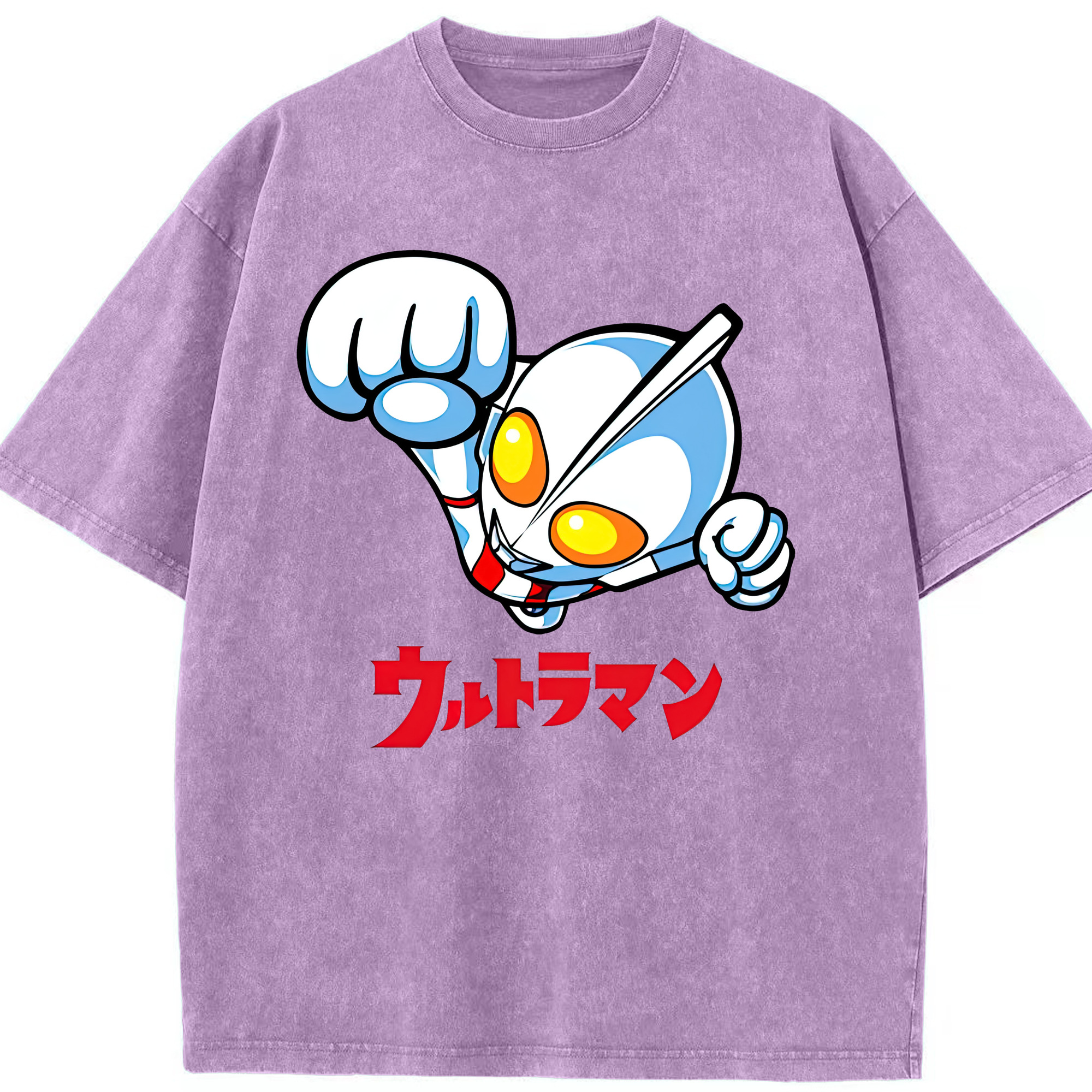 （画像用） ウルトラマン Ultraman 綿100% ヴィンテージ風 半袖Tシャツ（フロントプリント）