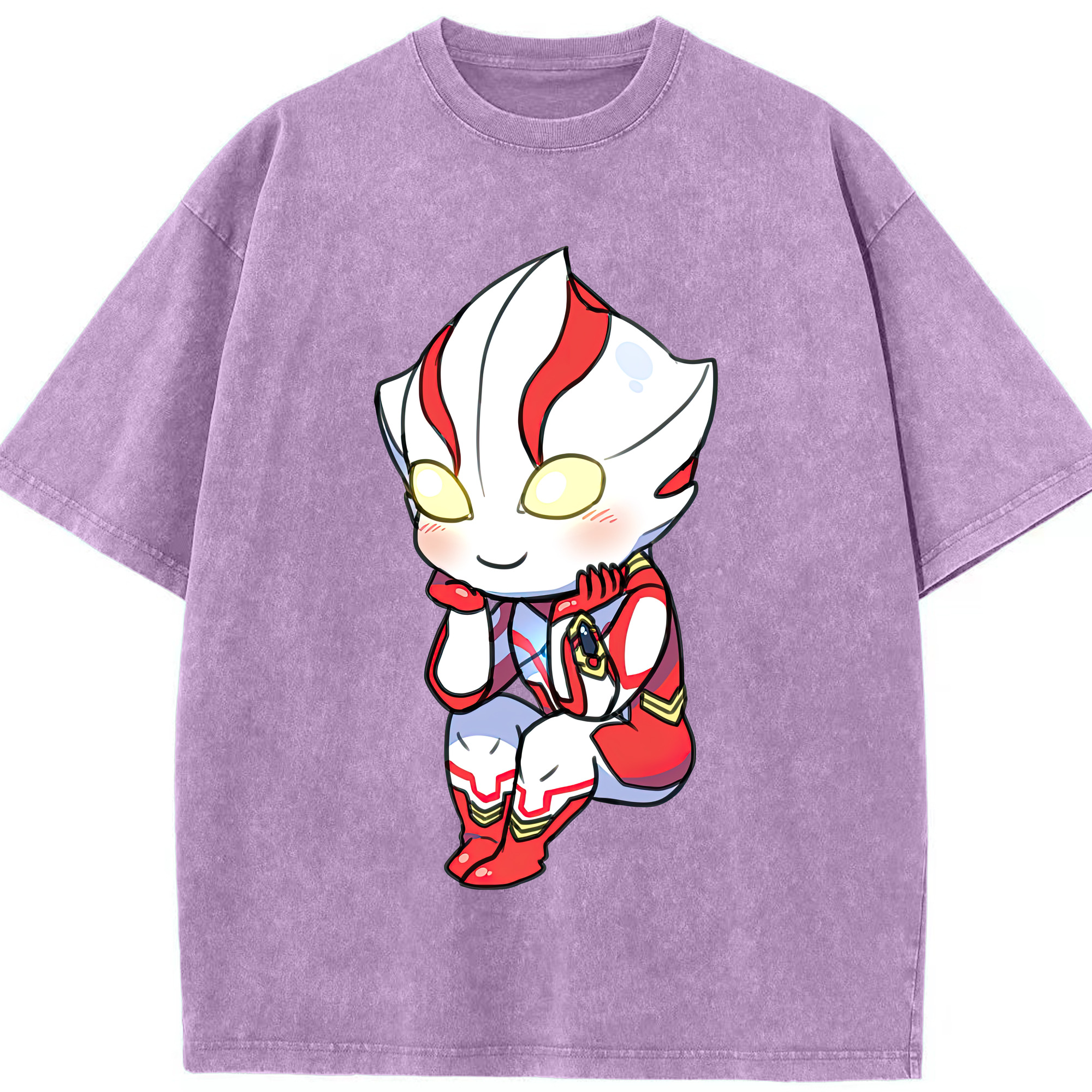 （画像用） ウルトラマン Ultraman 綿100% ヴィンテージ風 半袖Tシャツ（フロントプリント）