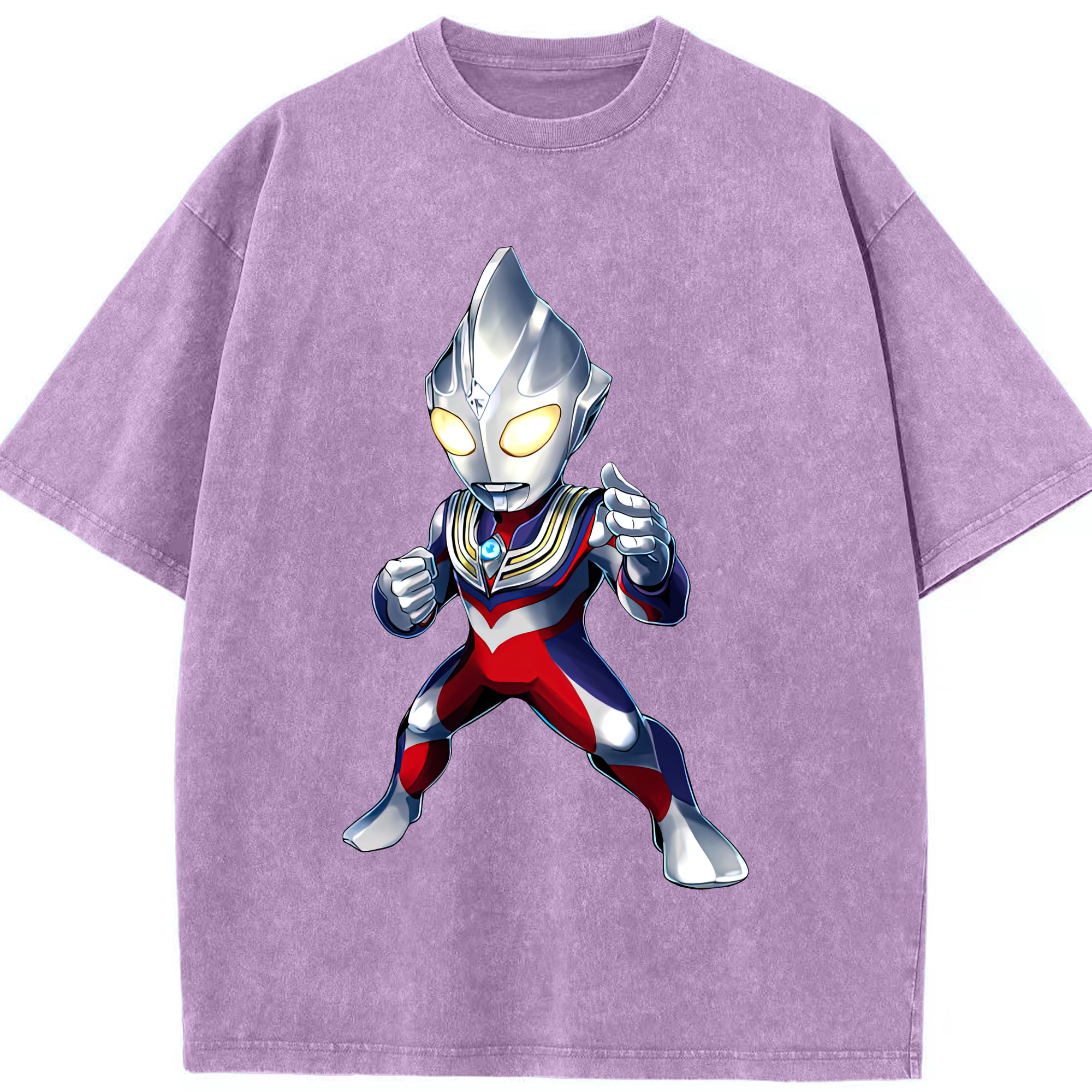 （画像用） ウルトラマン Ultraman 綿100% ヴィンテージ風 半袖Tシャツ（フロントプリント）