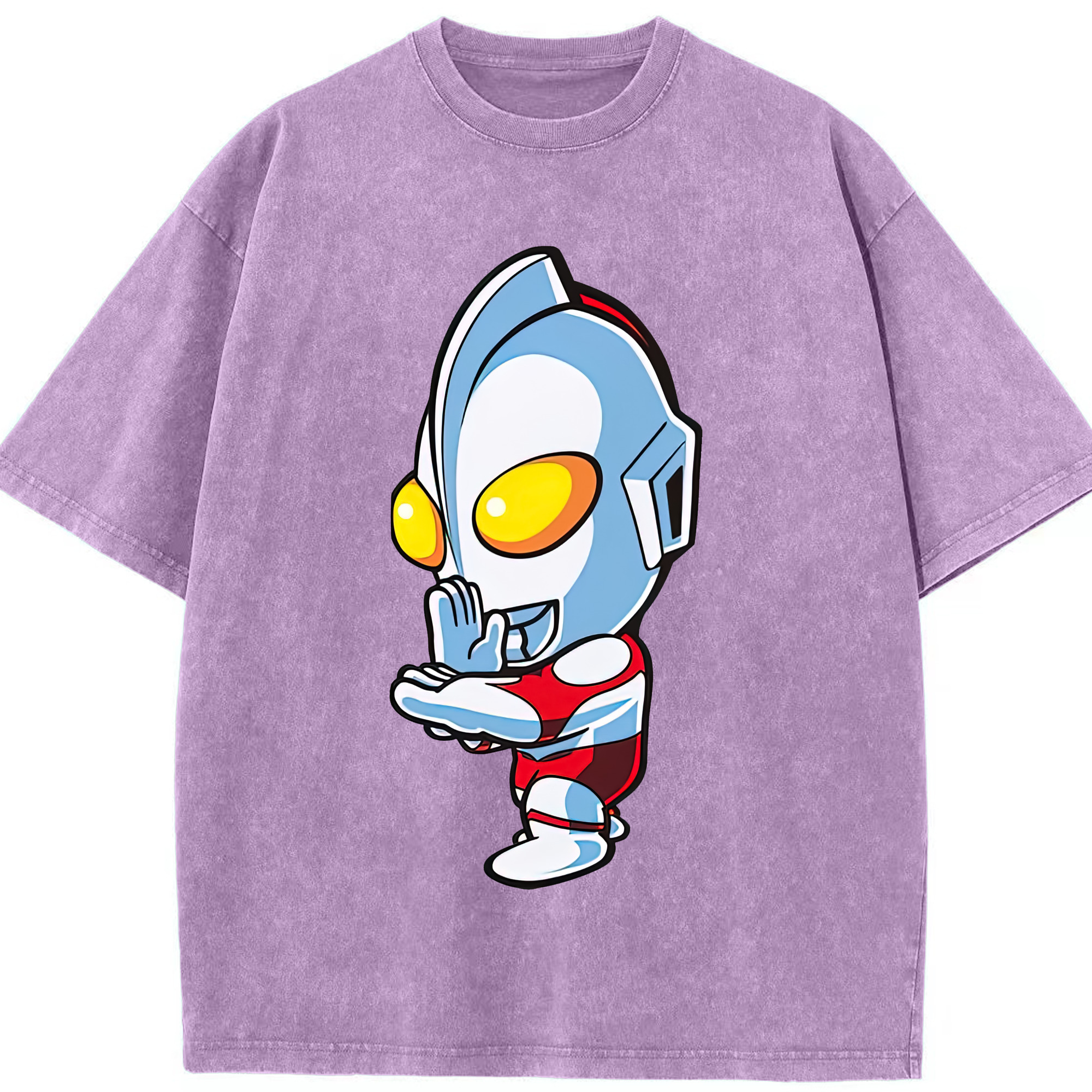 （画像用） ウルトラマン Ultraman 綿100% ヴィンテージ風 半袖Tシャツ（フロントプリント）