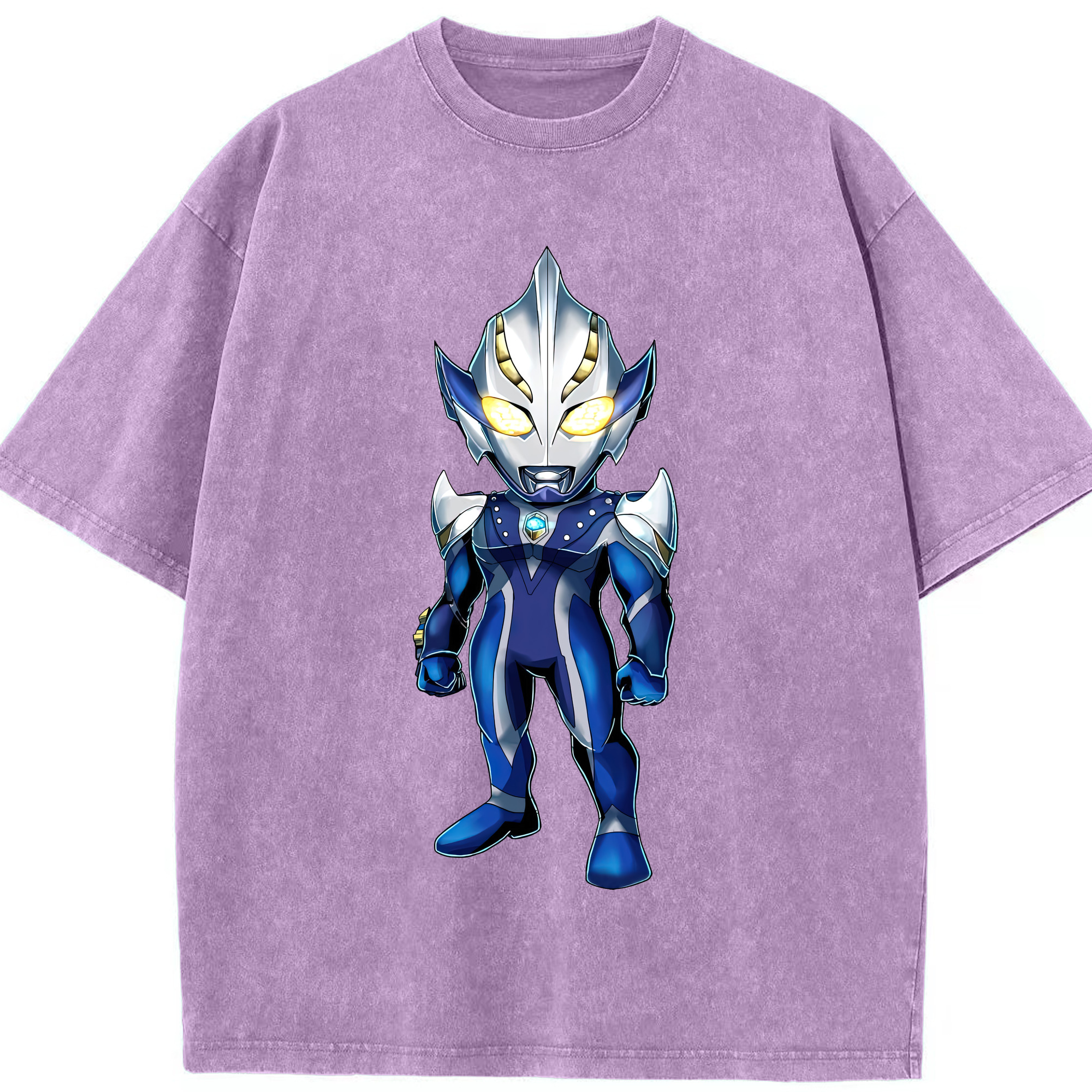 （画像用） ウルトラマン Ultraman 綿100% ヴィンテージ風 半袖Tシャツ（フロントプリント）