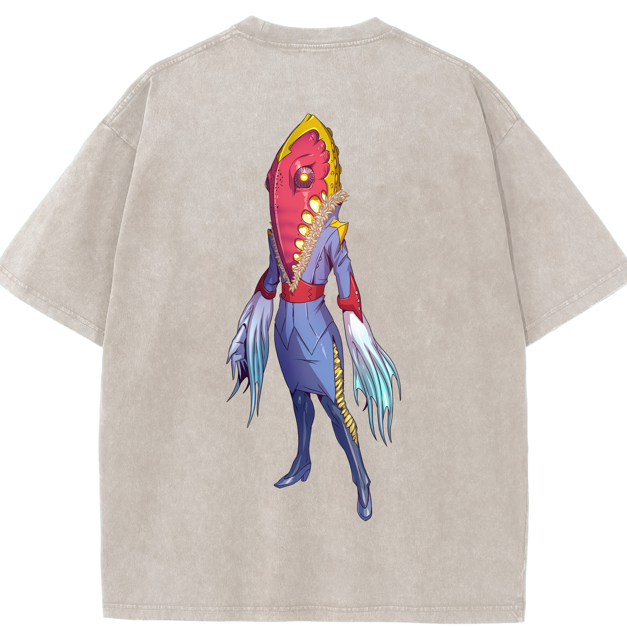 （画像用） ウルトラマン Ultraman 綿100% ヴィンテージ風 半袖Tシャツ（背面プリント）