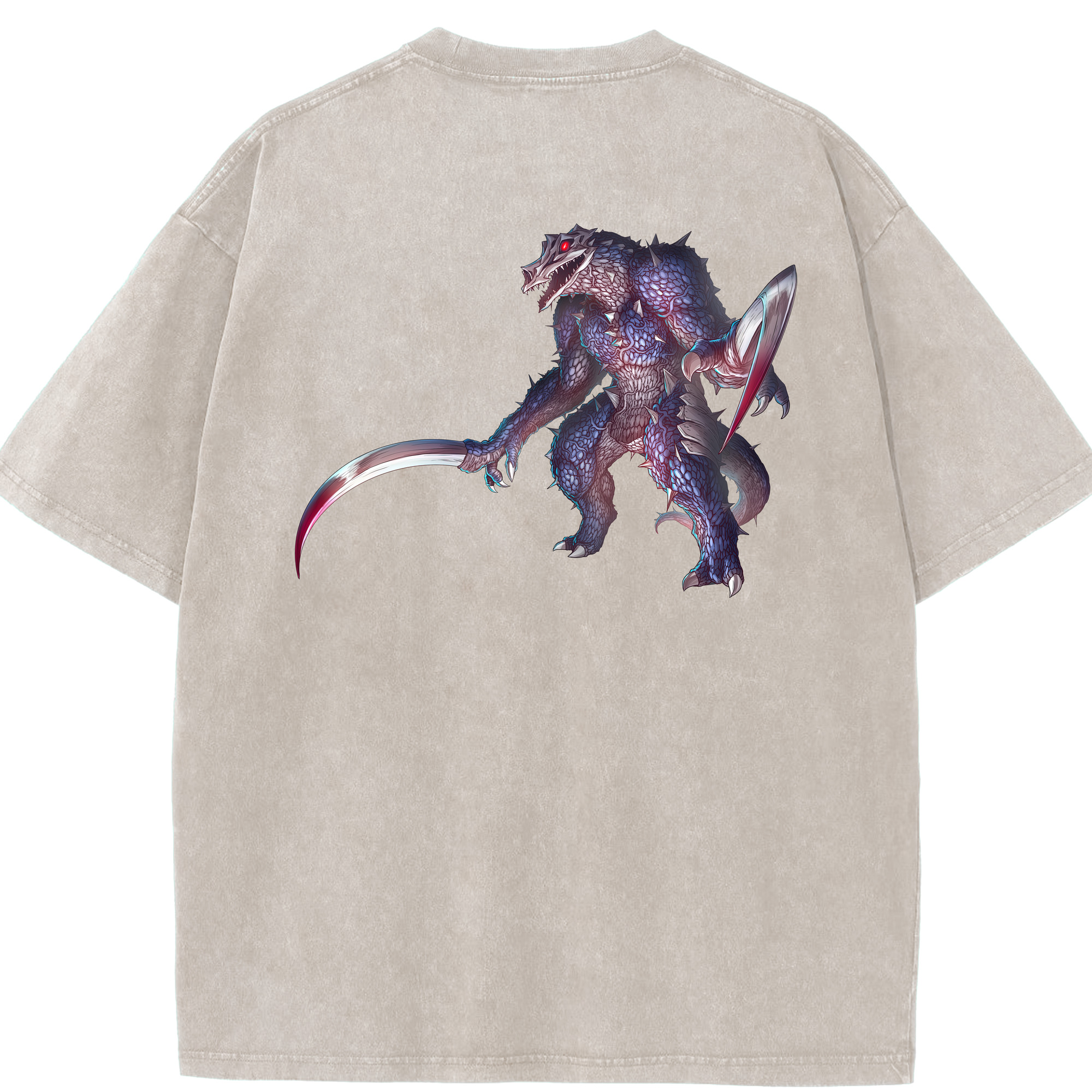 （画像用） ウルトラマン Ultraman 綿100% ヴィンテージ風 半袖Tシャツ（背面プリント）
