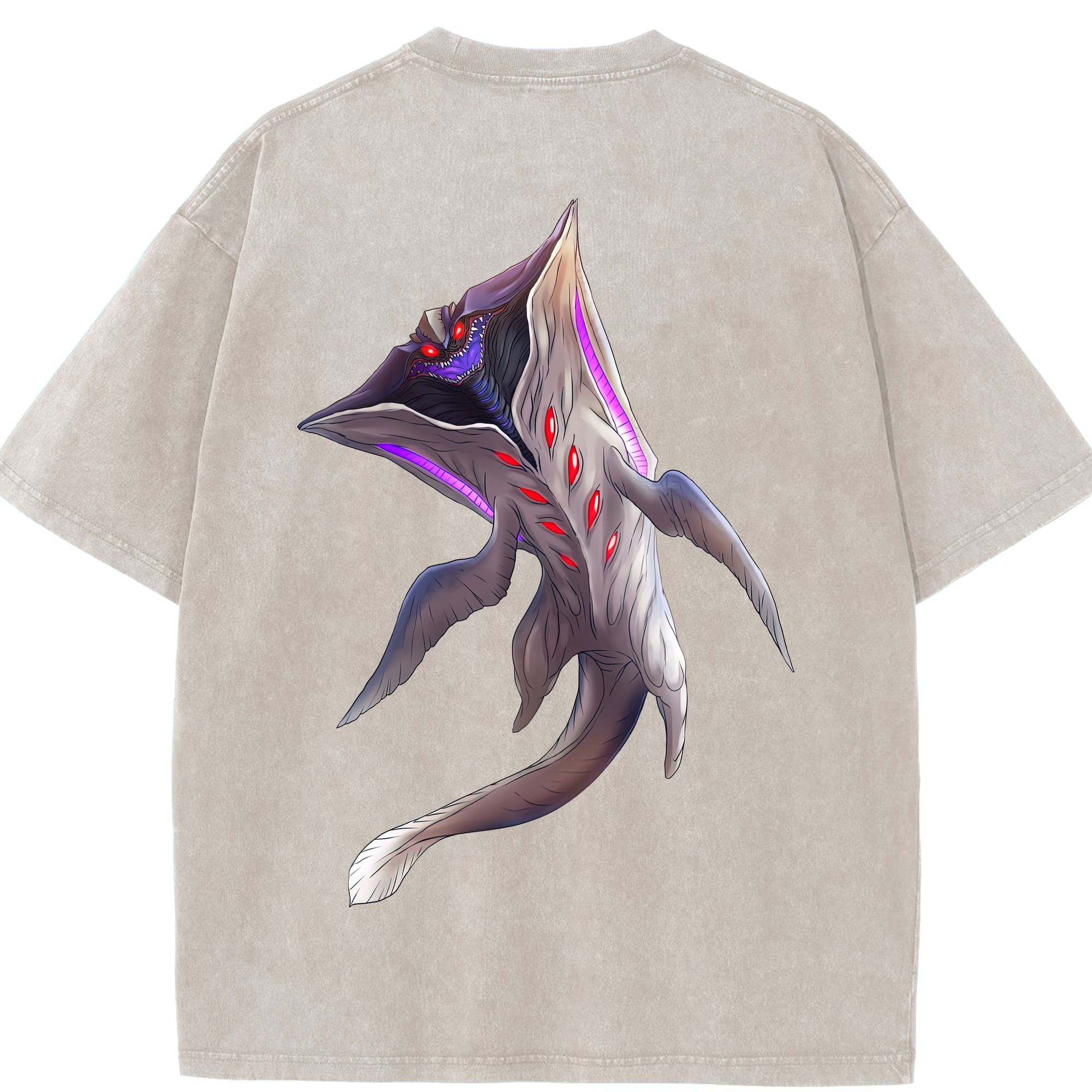 （画像用） ウルトラマン Ultraman 綿100% ヴィンテージ風 半袖Tシャツ（背面プリント）
