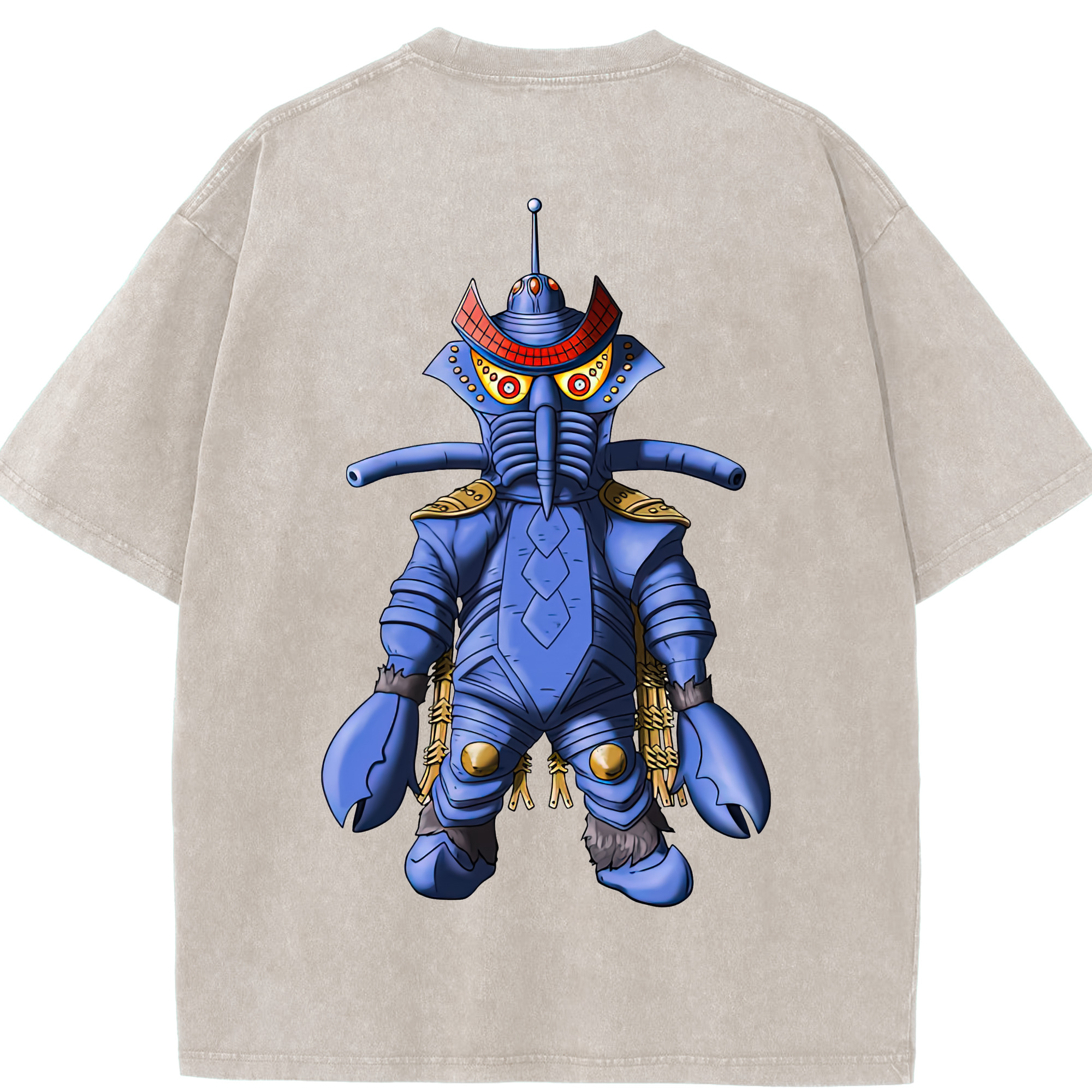 （画像用） ウルトラマン Ultraman 綿100% ヴィンテージ風 半袖Tシャツ（背面プリント）