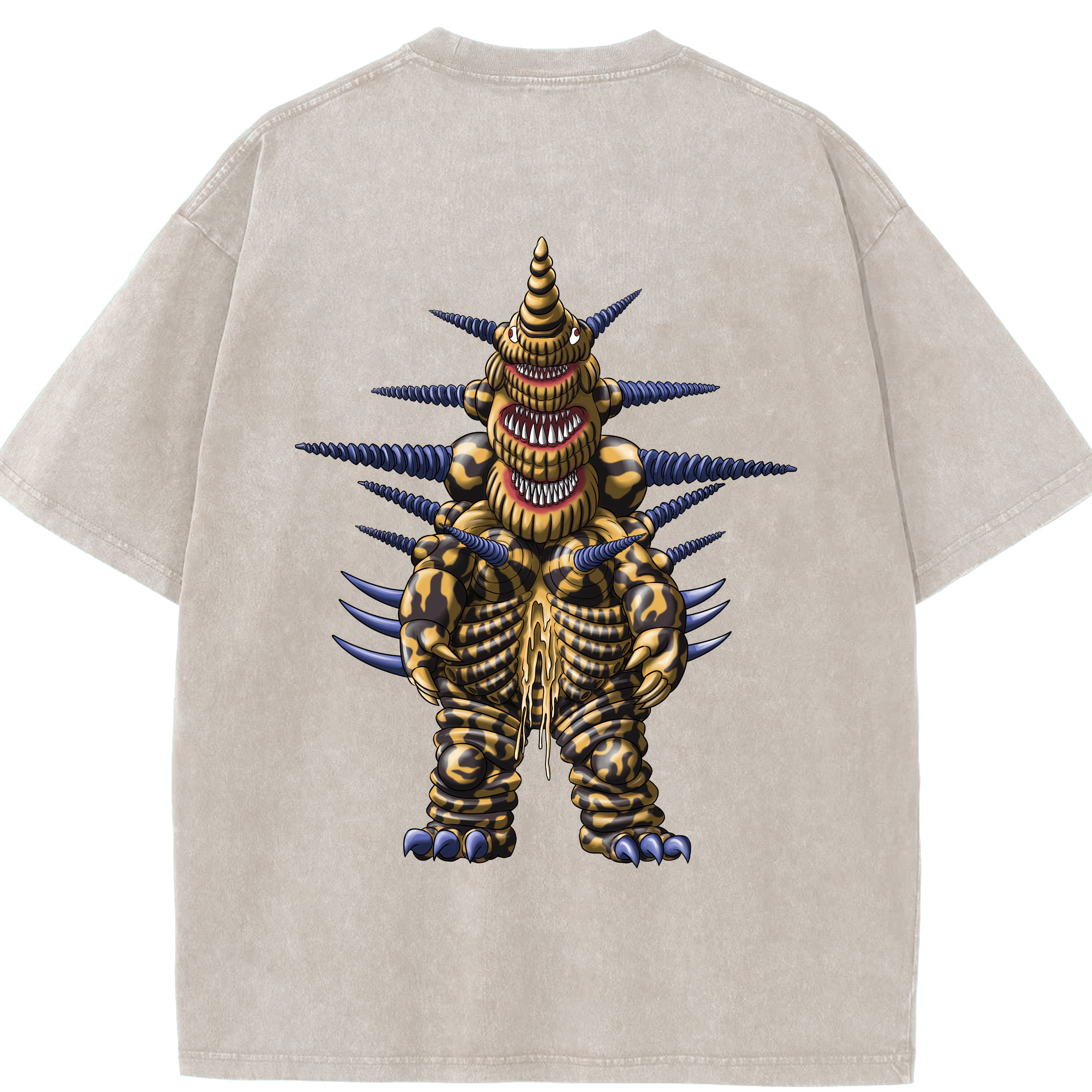 （画像用） ウルトラマン Ultraman 綿100% ヴィンテージ風 半袖Tシャツ（背面プリント）