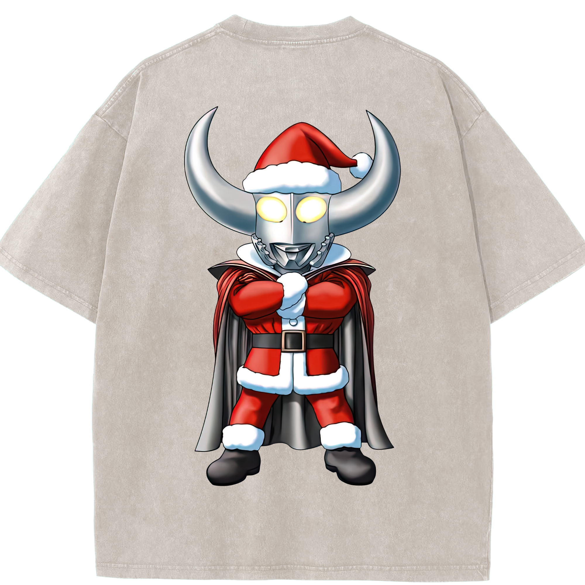 （画像用） ウルトラマン Ultraman 綿100% ヴィンテージ風 半袖Tシャツ（背面プリント）