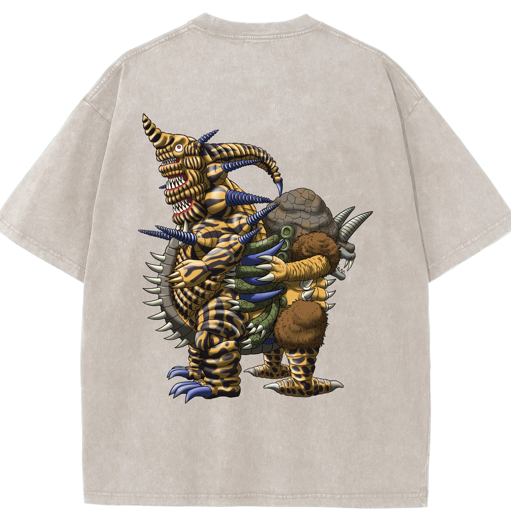 （画像用） ウルトラマン Ultraman 綿100% ヴィンテージ風 半袖Tシャツ（背面プリント）