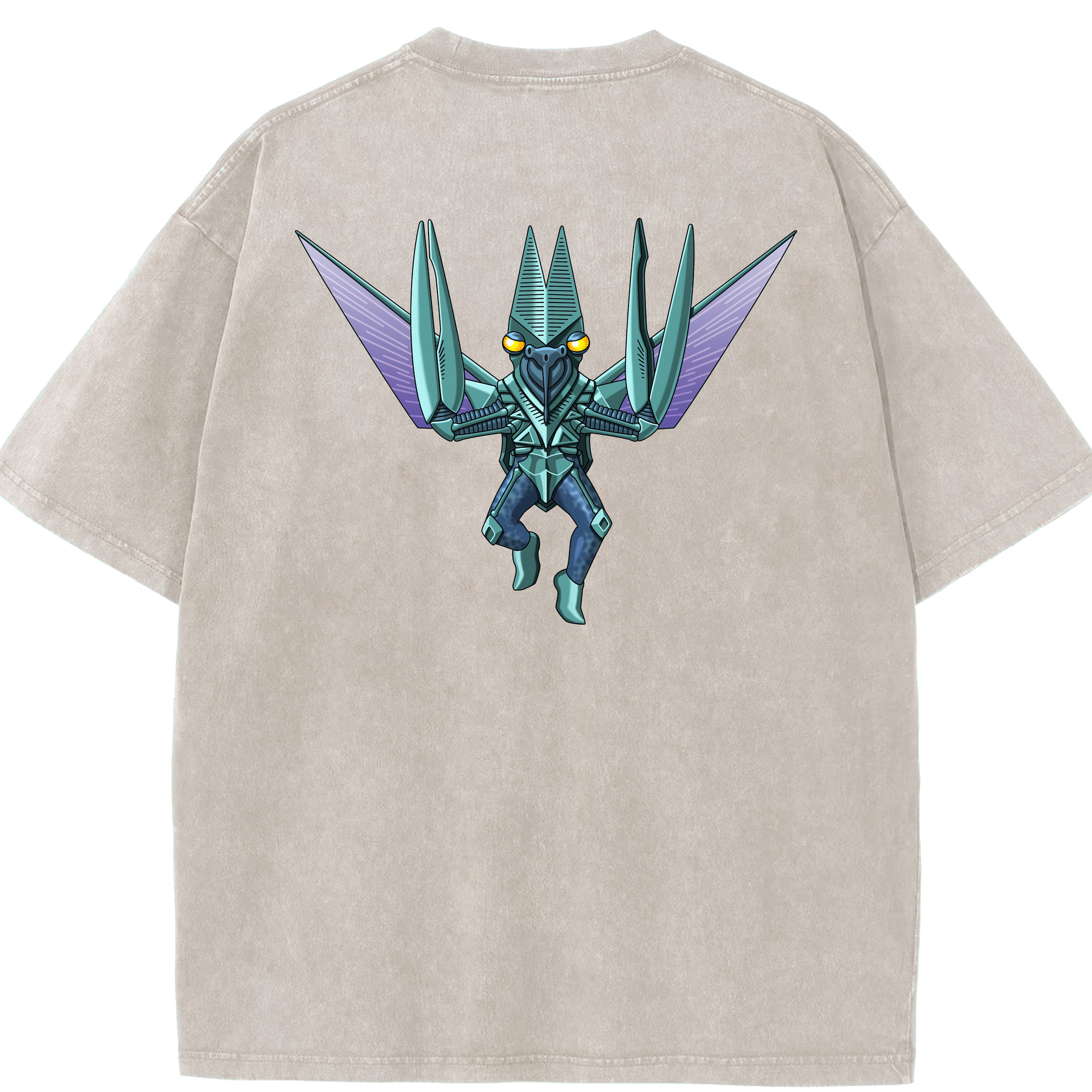 （画像用） ウルトラマン Ultraman 綿100% ヴィンテージ風 半袖Tシャツ（背面プリント）