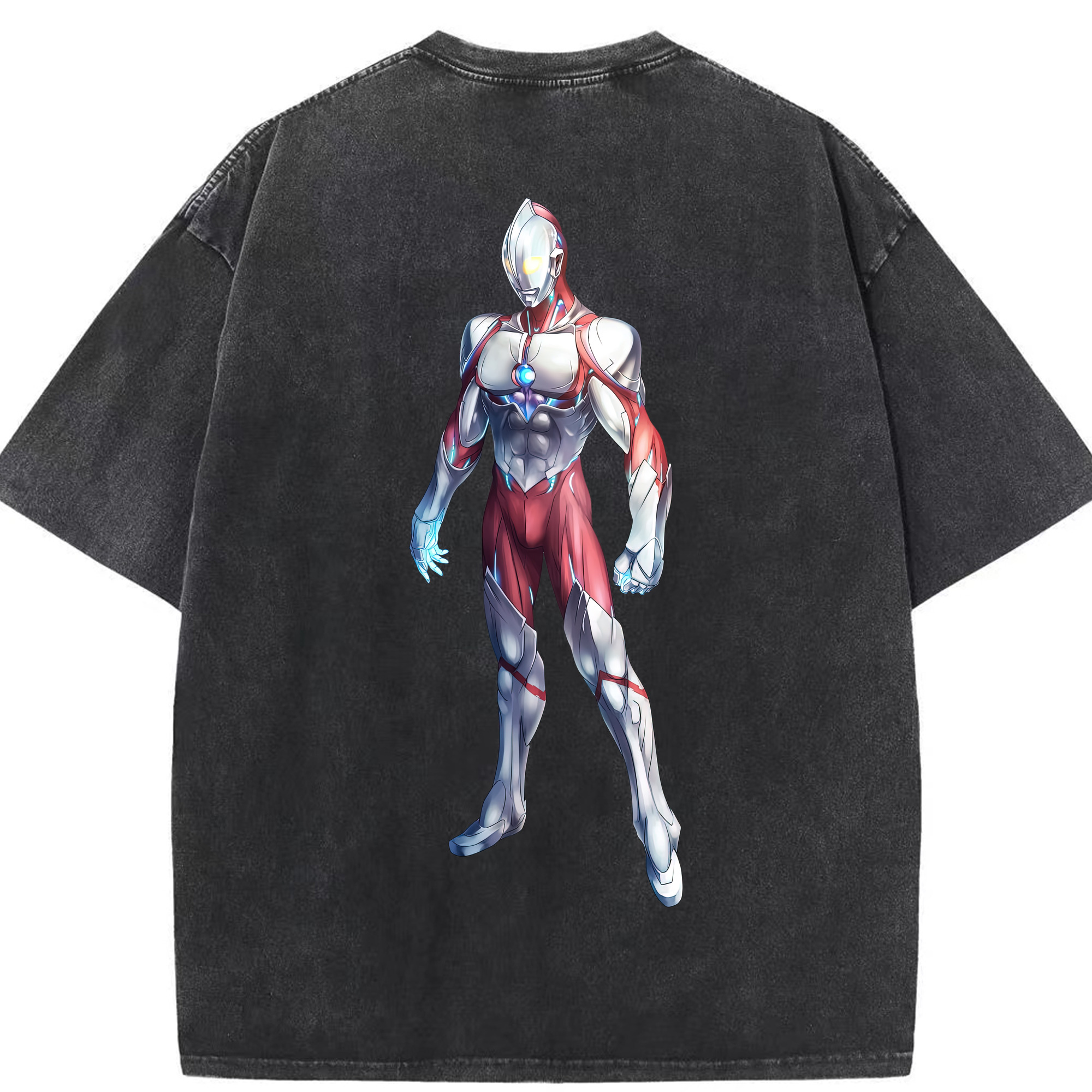 （画像用） ウルトラマン Ultraman 綿100% ヴィンテージ風 半袖Tシャツ（背面プリント）