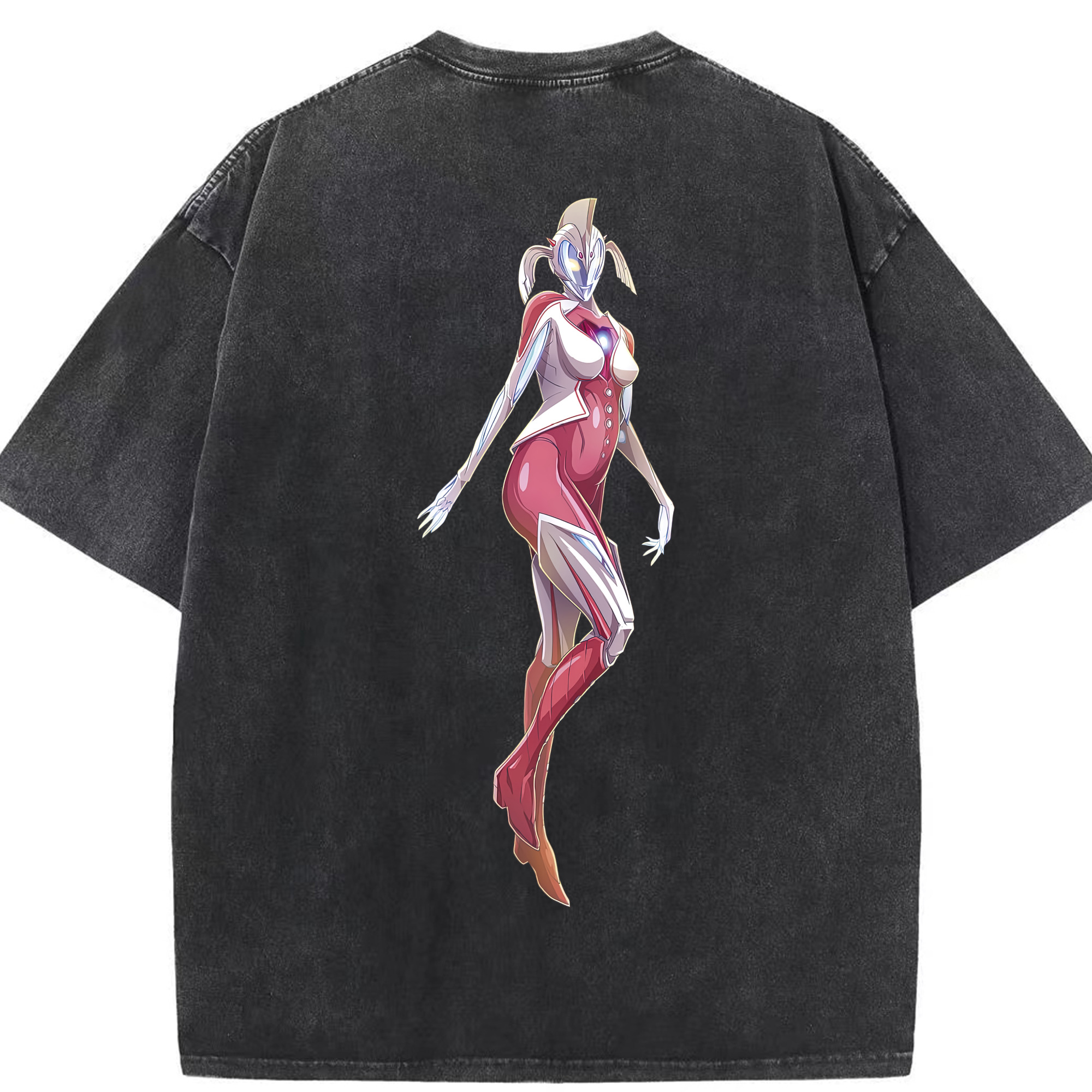 （画像用） ウルトラマン Ultraman 綿100% ヴィンテージ風 半袖Tシャツ（背面プリント）