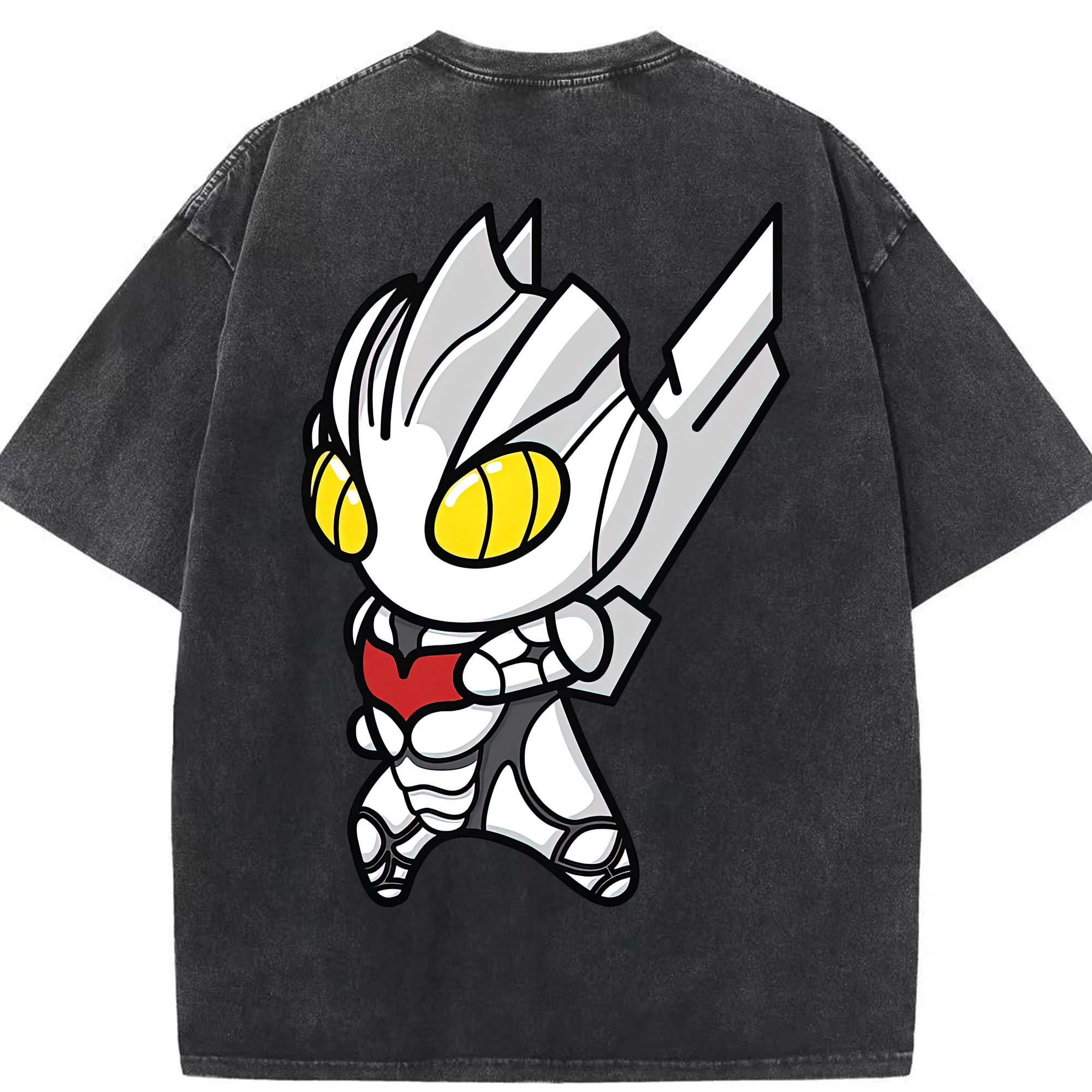 （画像用） ウルトラマン Ultraman 綿100% ヴィンテージ風 半袖Tシャツ（背面プリント）