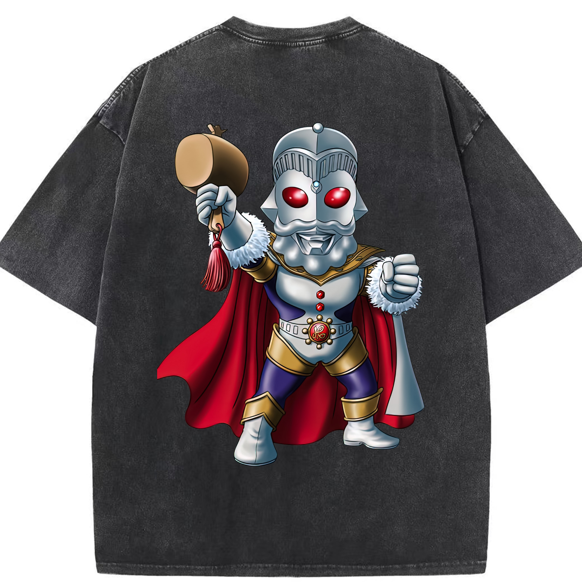 （画像用） ウルトラマン Ultraman 綿100% ヴィンテージ風 半袖Tシャツ（背面プリント）