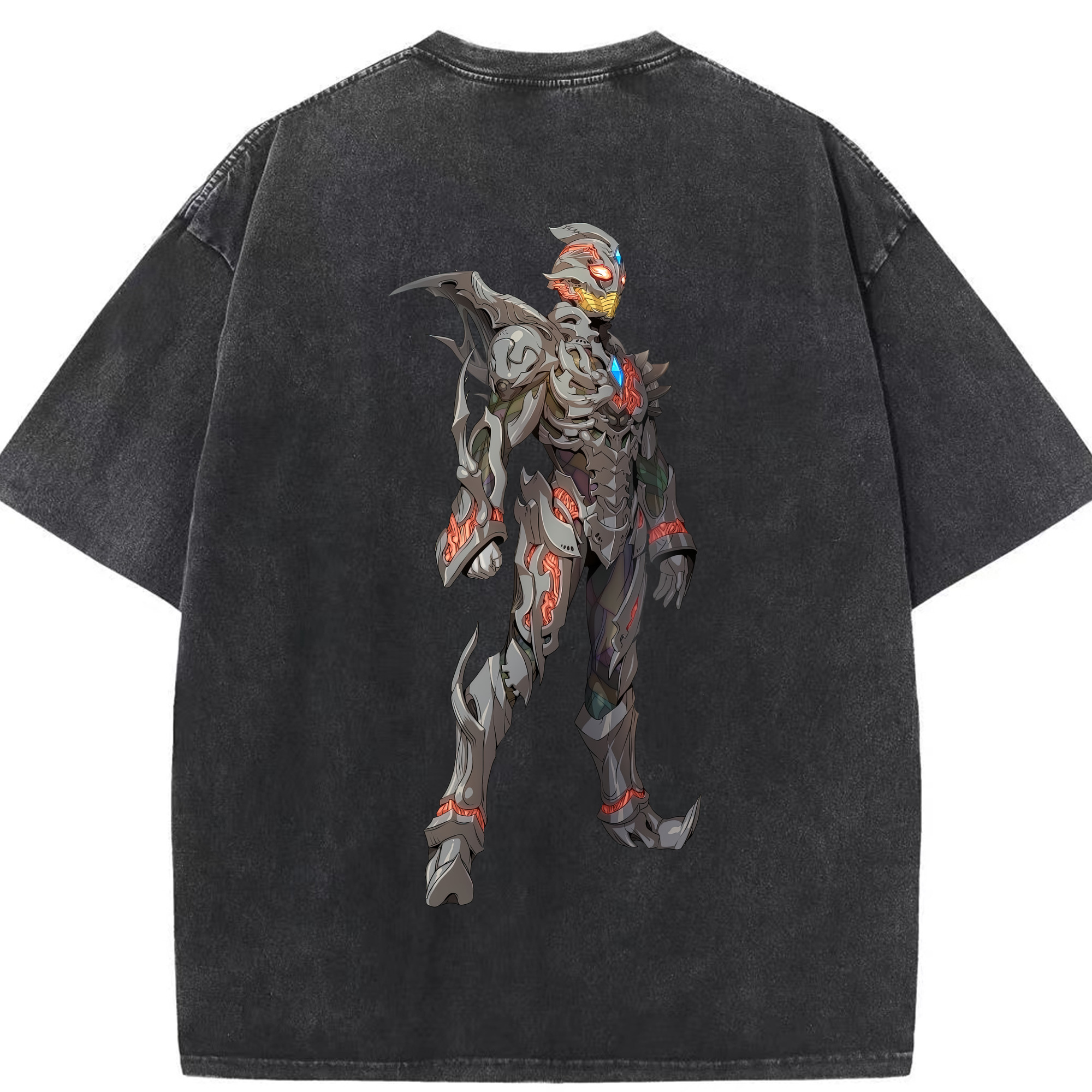 （画像用） ウルトラマン Ultraman 綿100% ヴィンテージ風 半袖Tシャツ（背面プリント）