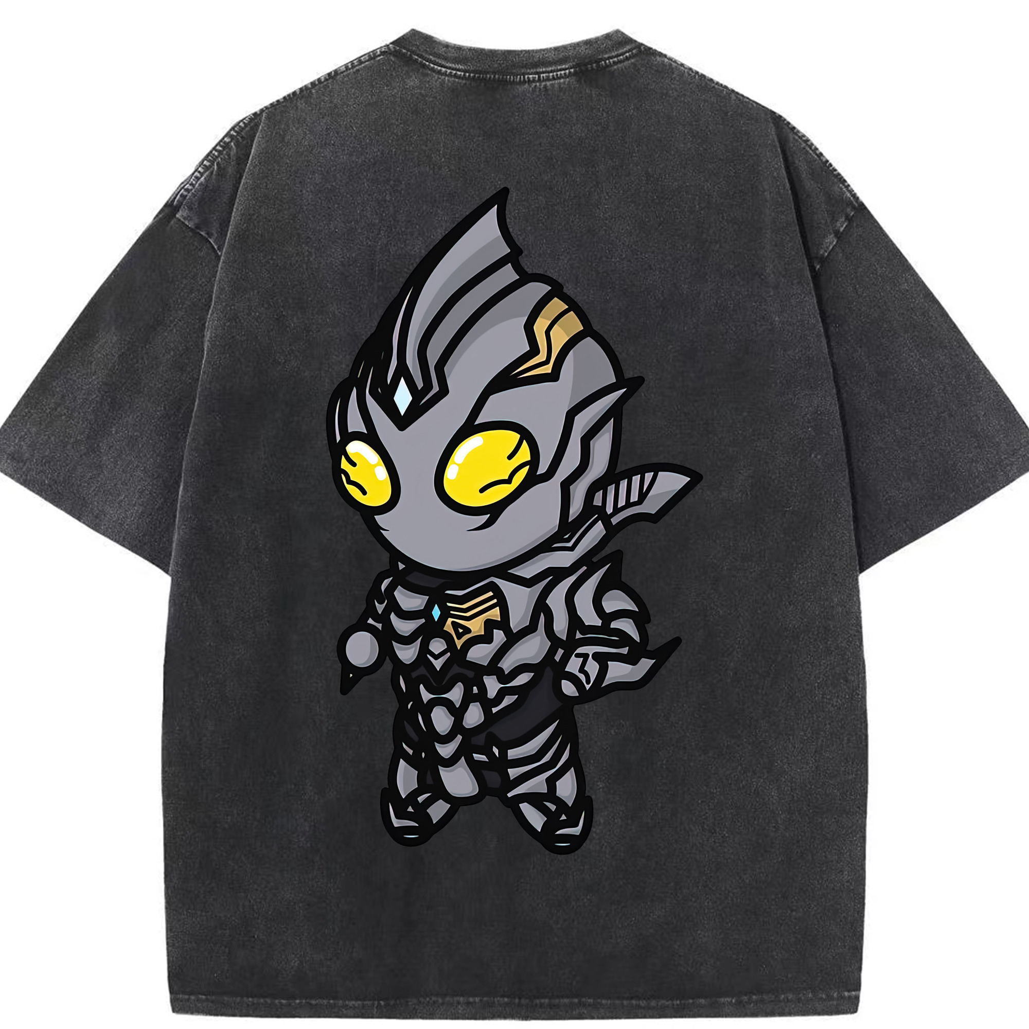 （画像用） ウルトラマン Ultraman 綿100% ヴィンテージ風 半袖Tシャツ（背面プリント）