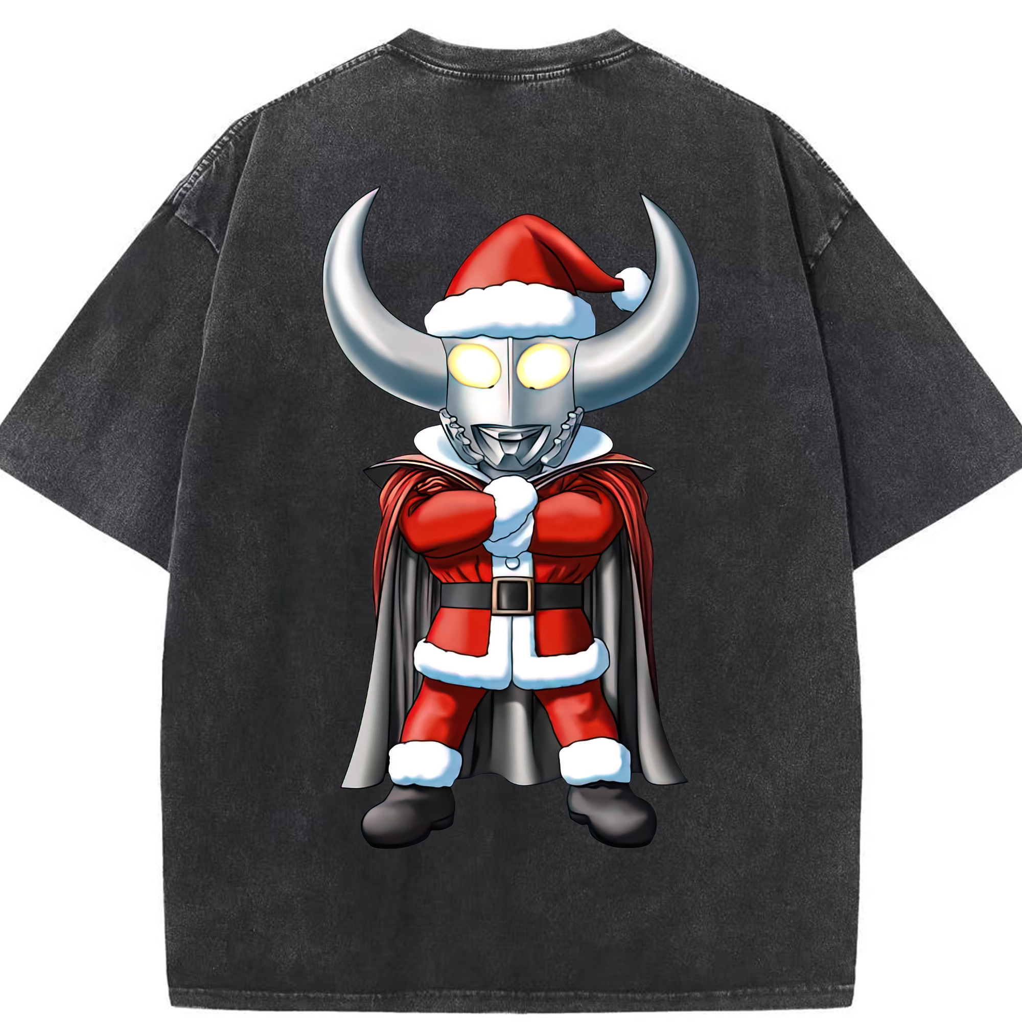 （画像用） ウルトラマン Ultraman 綿100% ヴィンテージ風 半袖Tシャツ（背面プリント）