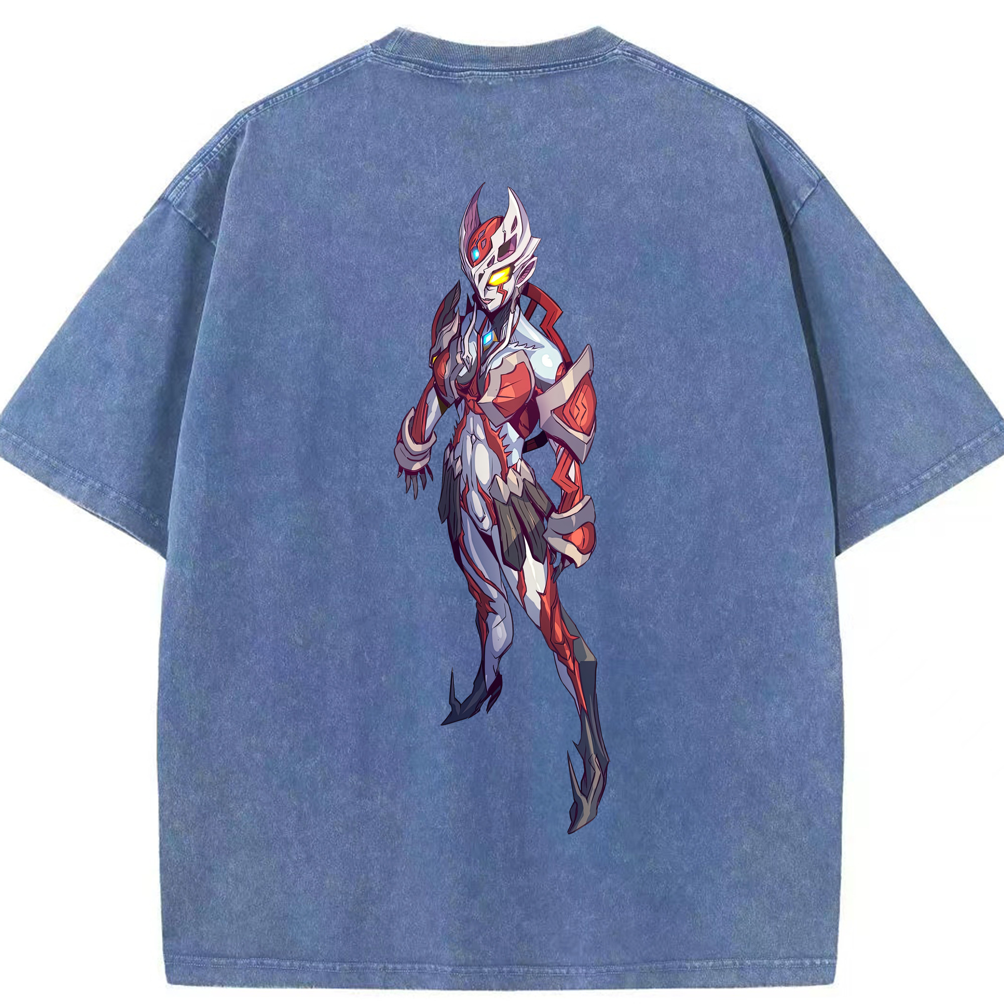 （画像用） ウルトラマン Ultraman 綿100% ヴィンテージ風 半袖Tシャツ（背面プリント）