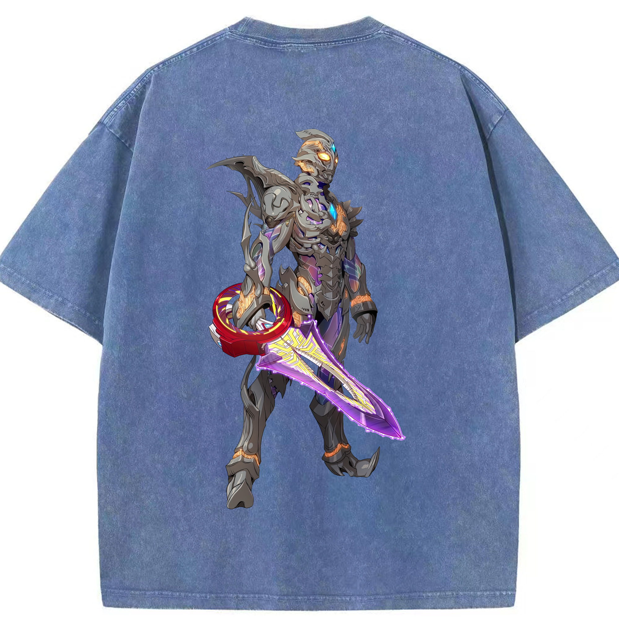 （画像用） ウルトラマン Ultraman 綿100% ヴィンテージ風 半袖Tシャツ（背面プリント）