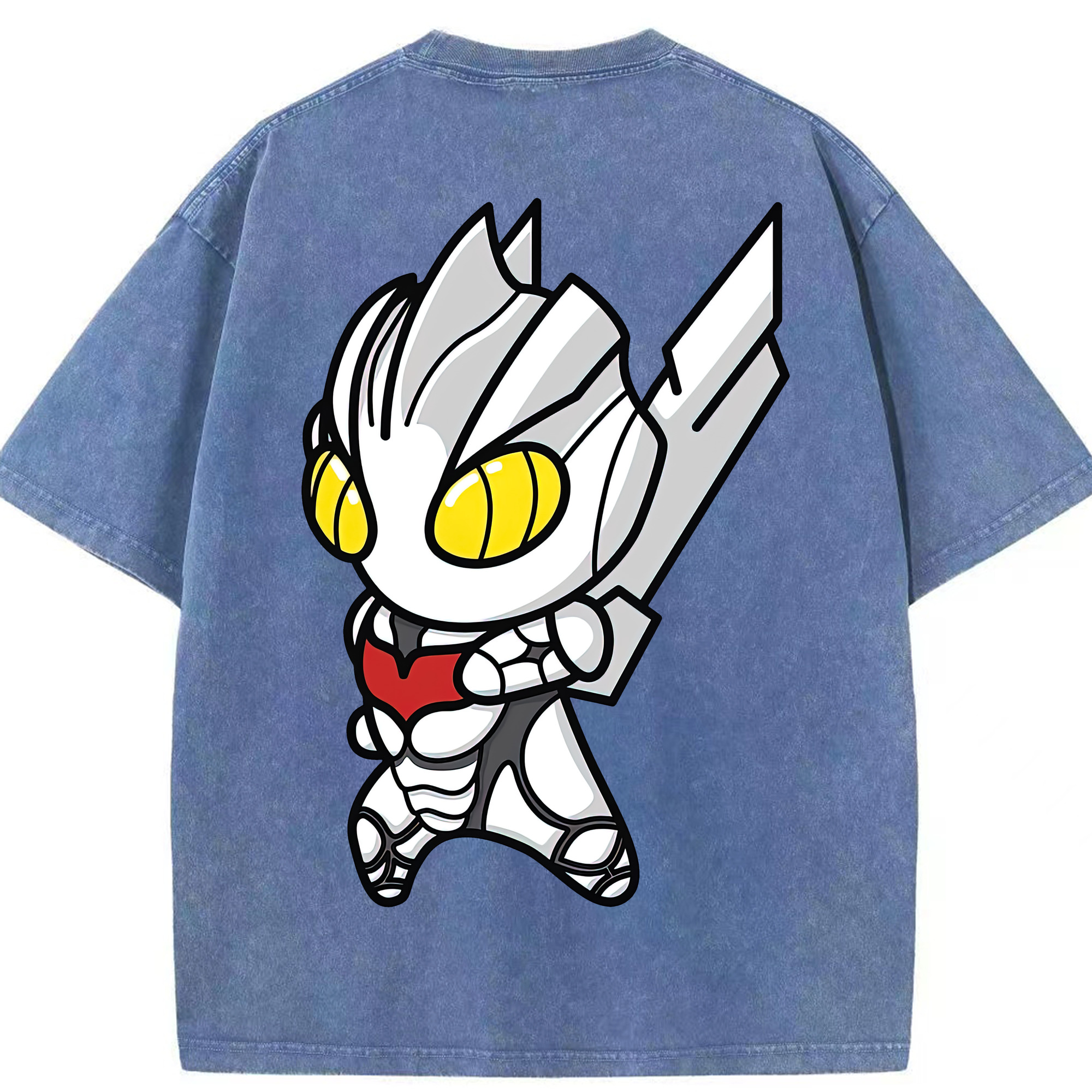 （画像用） ウルトラマン Ultraman 綿100% ヴィンテージ風 半袖Tシャツ（背面プリント）