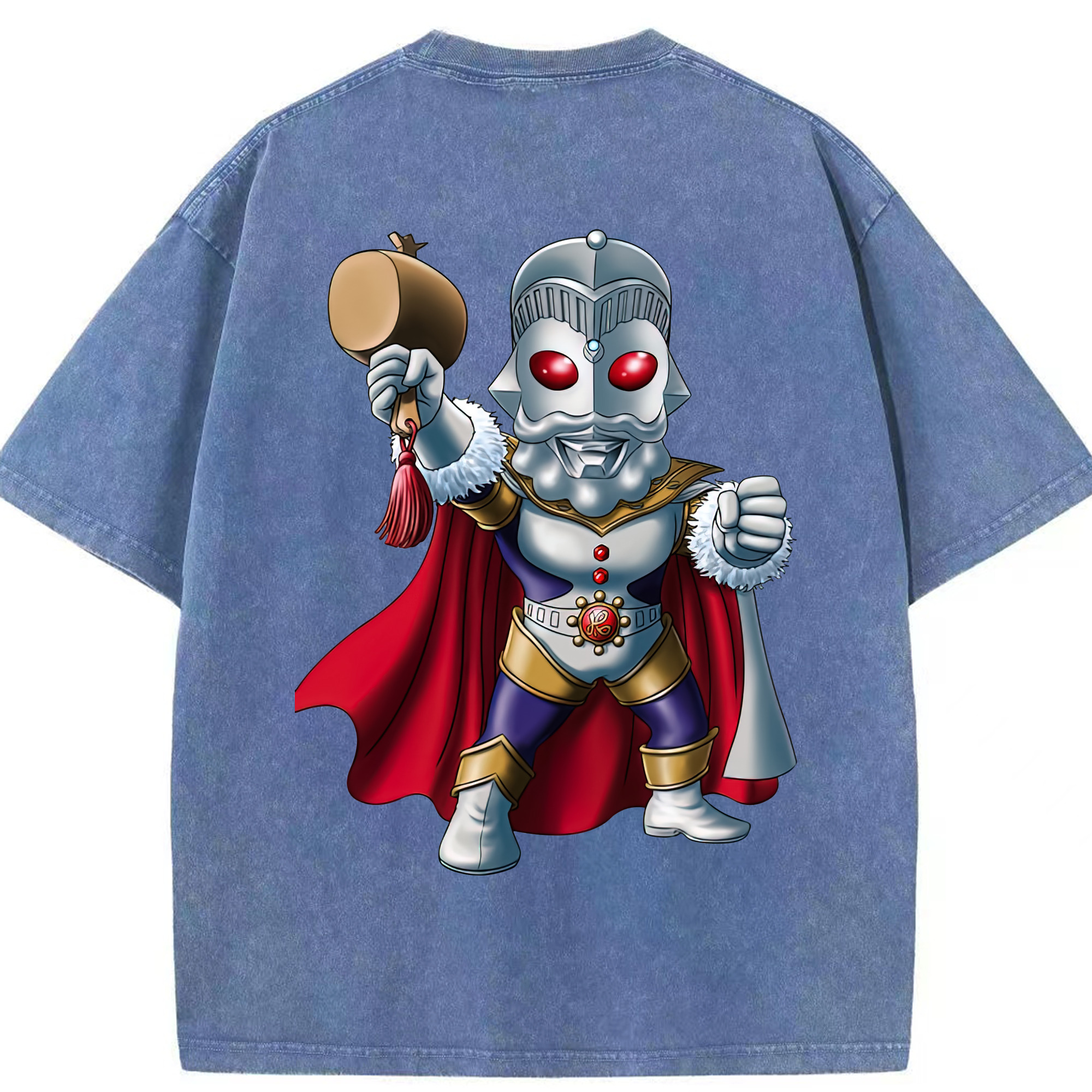 （画像用） ウルトラマン Ultraman 綿100% ヴィンテージ風 半袖Tシャツ（背面プリント）